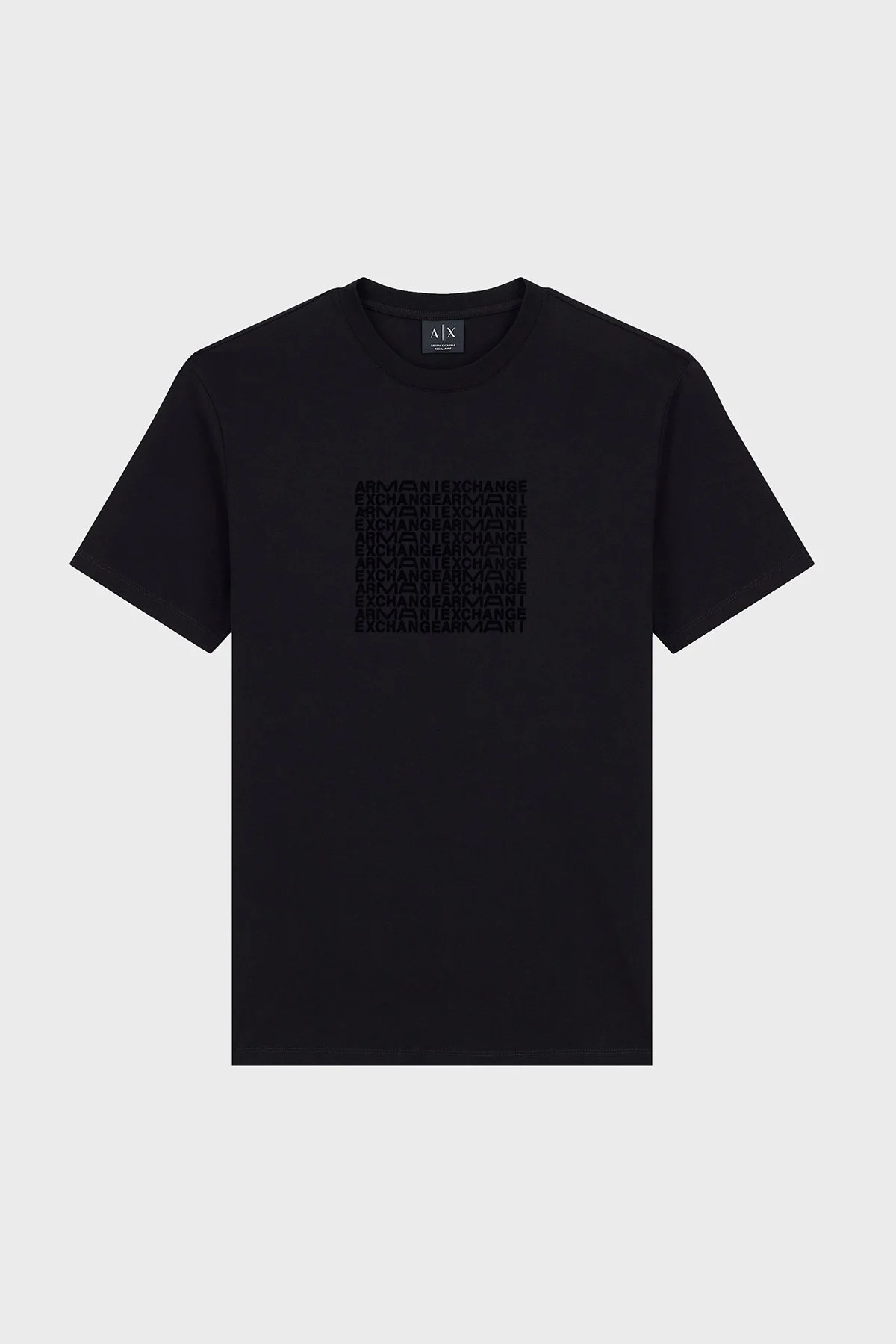 Armani Exchange Pamuklu Logolu Regular Fit Bisiklet Yaka Erkek T Shirt XM003044 AF21323 UC001 Siyah - 2