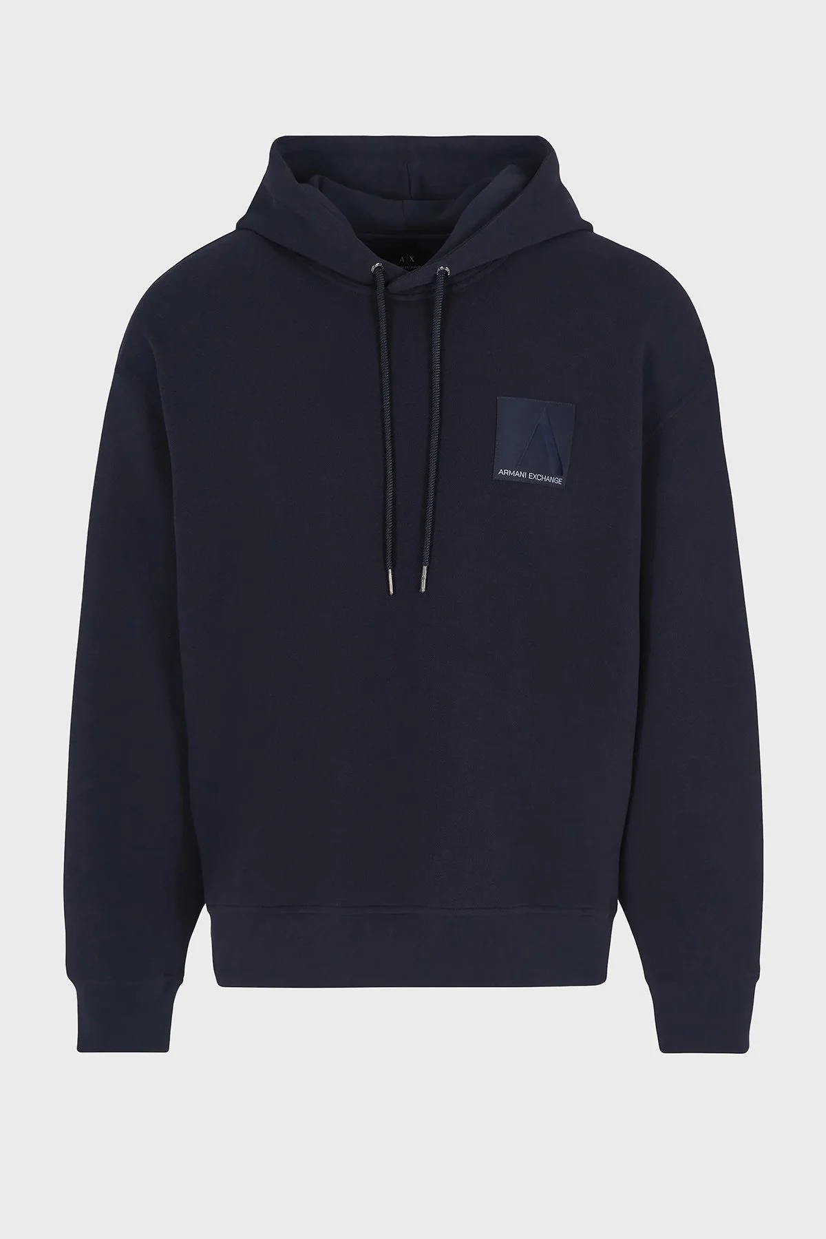 Armani Exchange Pamuklu Logolu Regular Fit Kapüşonlu Erkek Sweat 6DZMJB ZJNKZ 1510 LACİVERT - 5