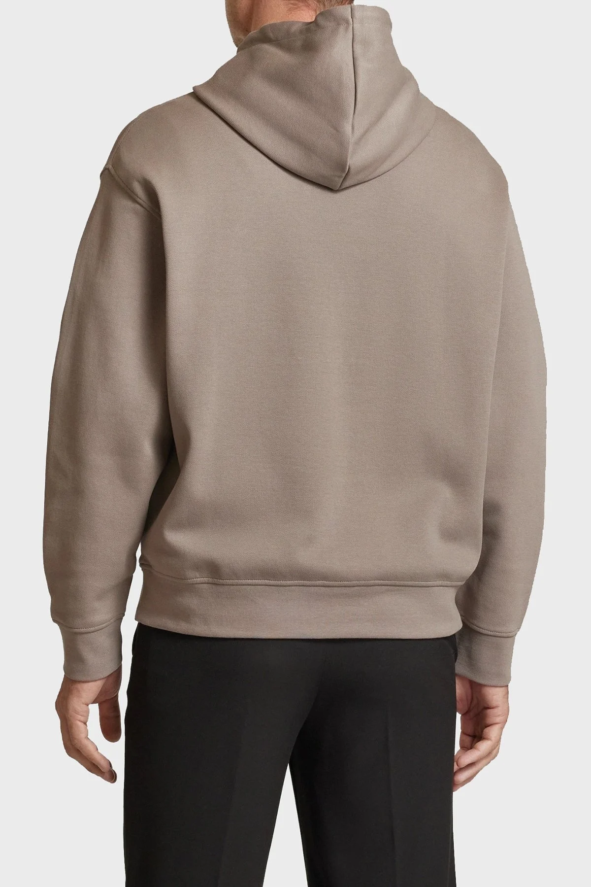 Armani Exchange Pamuklu Logolu Regular Fit Kapüşonlu Erkek Sweat 6DZMJB ZJNKZ 17AC VİZON - 2