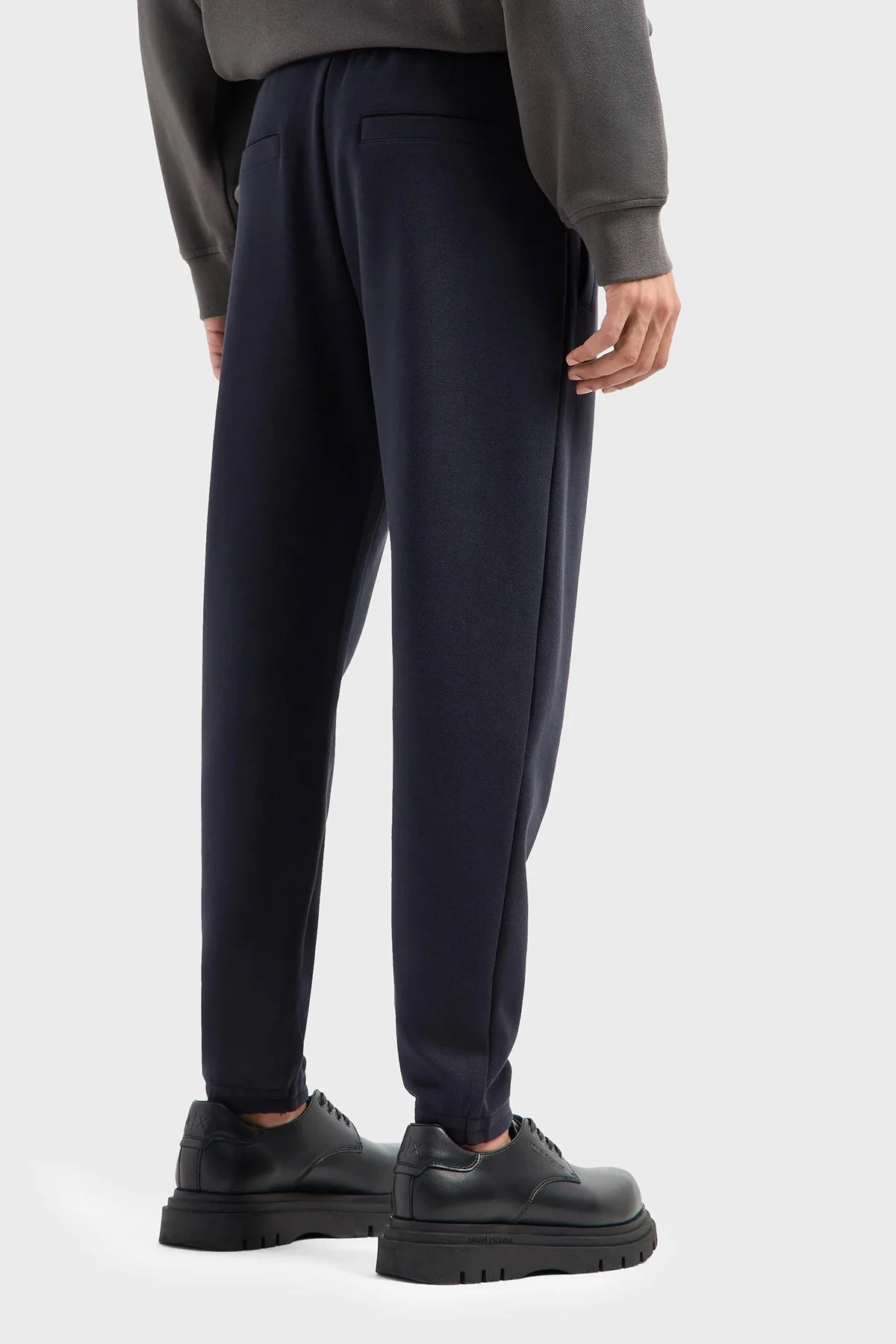 Armani Exchange Pamuklu Logolu Regular Fit Normal Bel Jogger Erkek Pantolon 6DZPJA ZJNKZ 1510 LACİVERT - 10