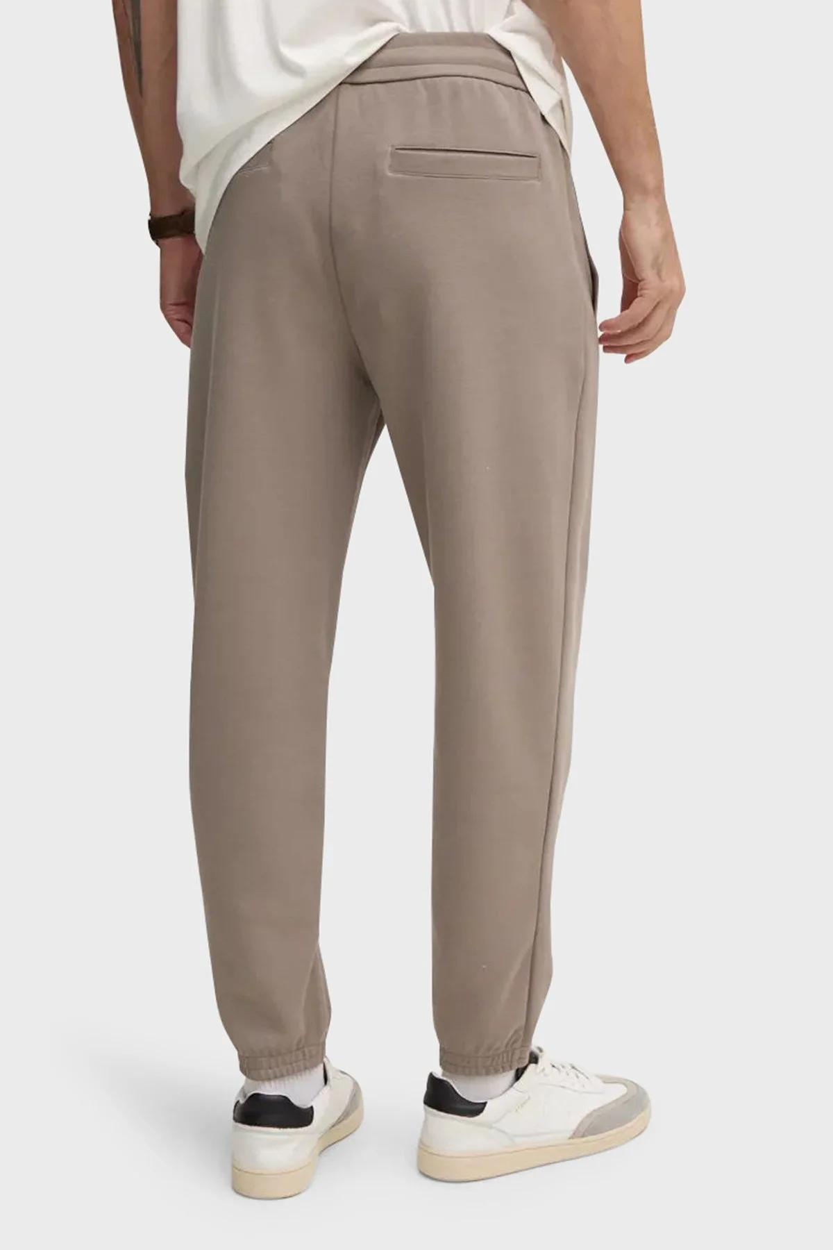 Armani Exchange Pamuklu Logolu Regular Fit Normal Bel Jogger Erkek Pantolon 6DZPJA ZJNKZ 17AC VİZON - 3