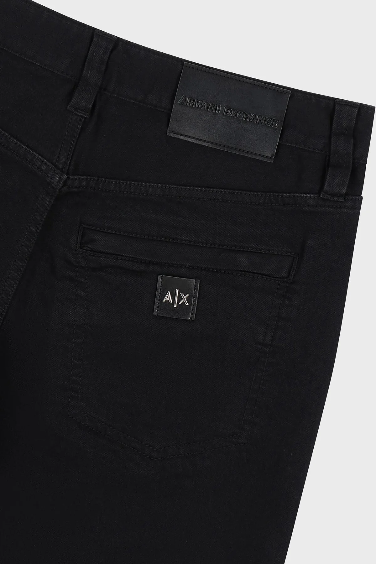 Armani Exchange Pamuklu Logolu Slim Fit Normal Bel Jeans Erkek Kot Pantolon 6DZJ27 Z1AAZ 1200 SİYAH - 6