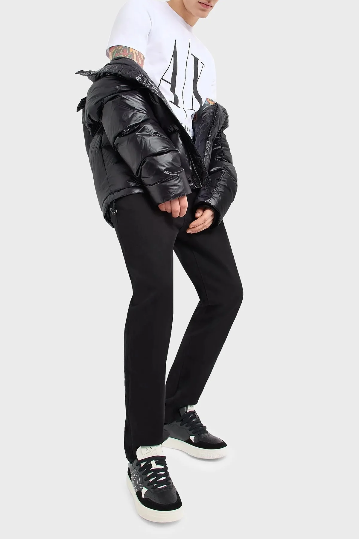 Armani Exchange Pamuklu Logolu Slim Fit Normal Bel Jeans Erkek Kot Pantolon 8NZJ14 Z2SBZ 1200 SİYAH - 2