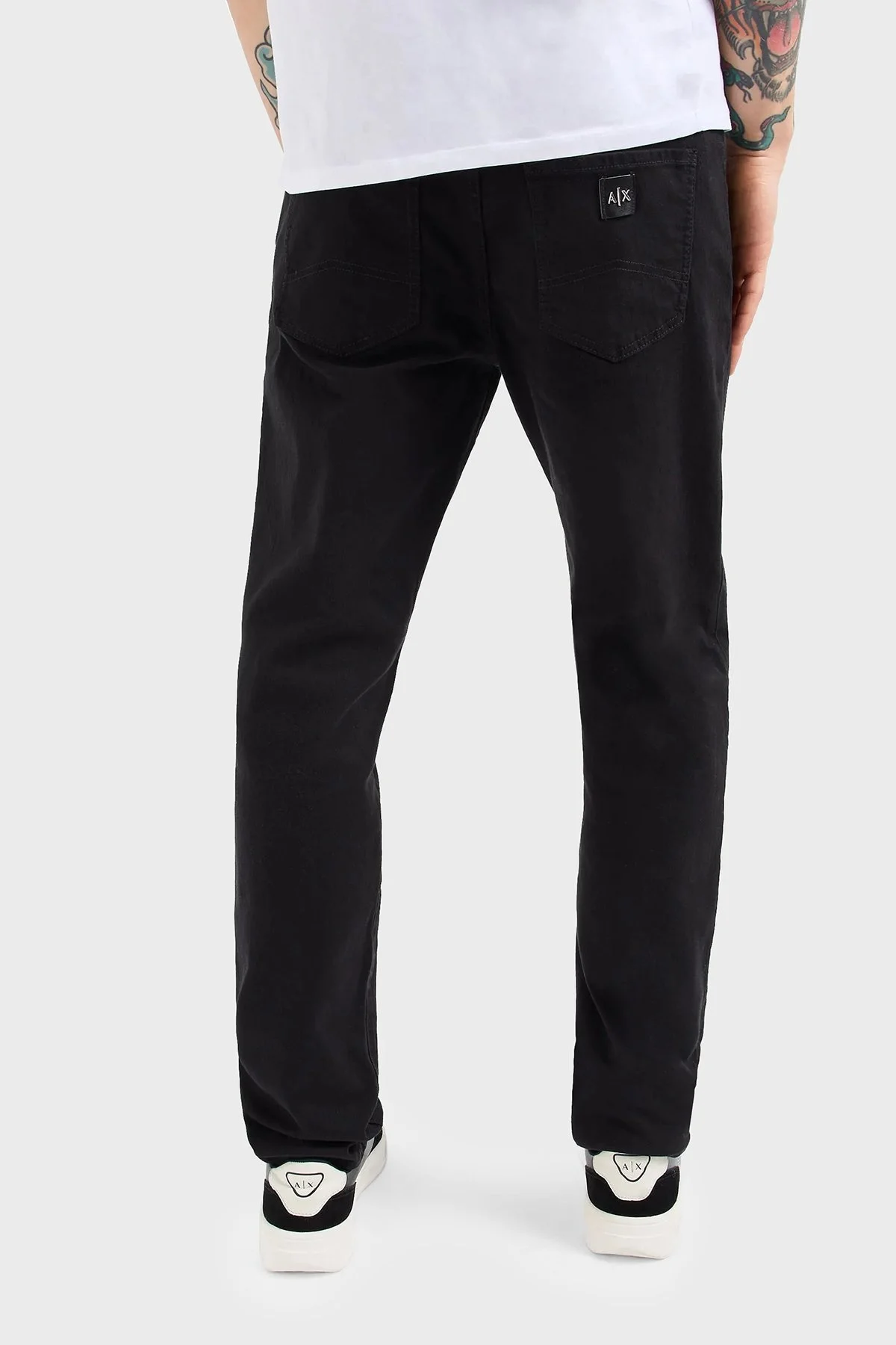 Armani Exchange Pamuklu Logolu Slim Fit Normal Bel Jeans Erkek Kot Pantolon 8NZJ14 Z2SBZ 1200 SİYAH - 3