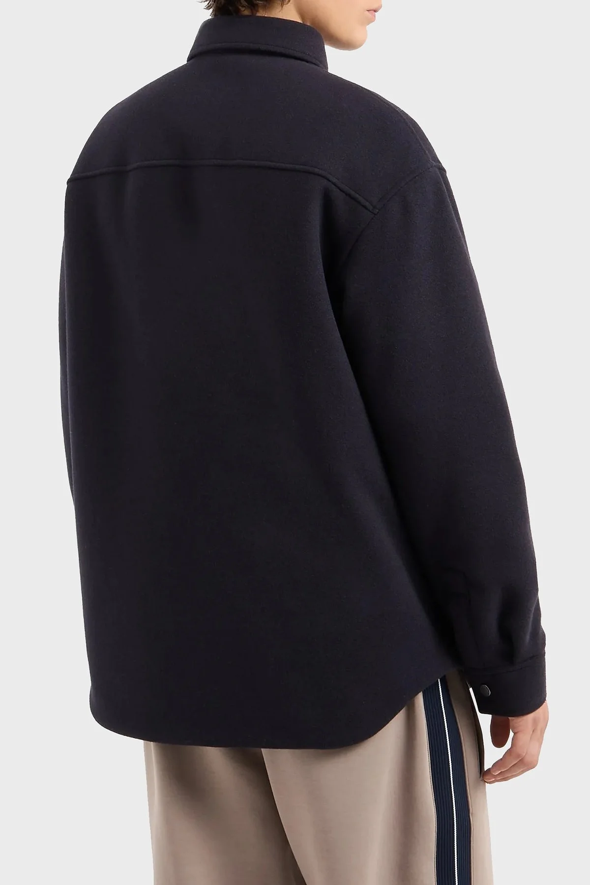 Armani Exchange Pamuklu Loose Fit Erkek Gömlek 6DZB33 ZN5PZ 1510 LACİVERT - 3