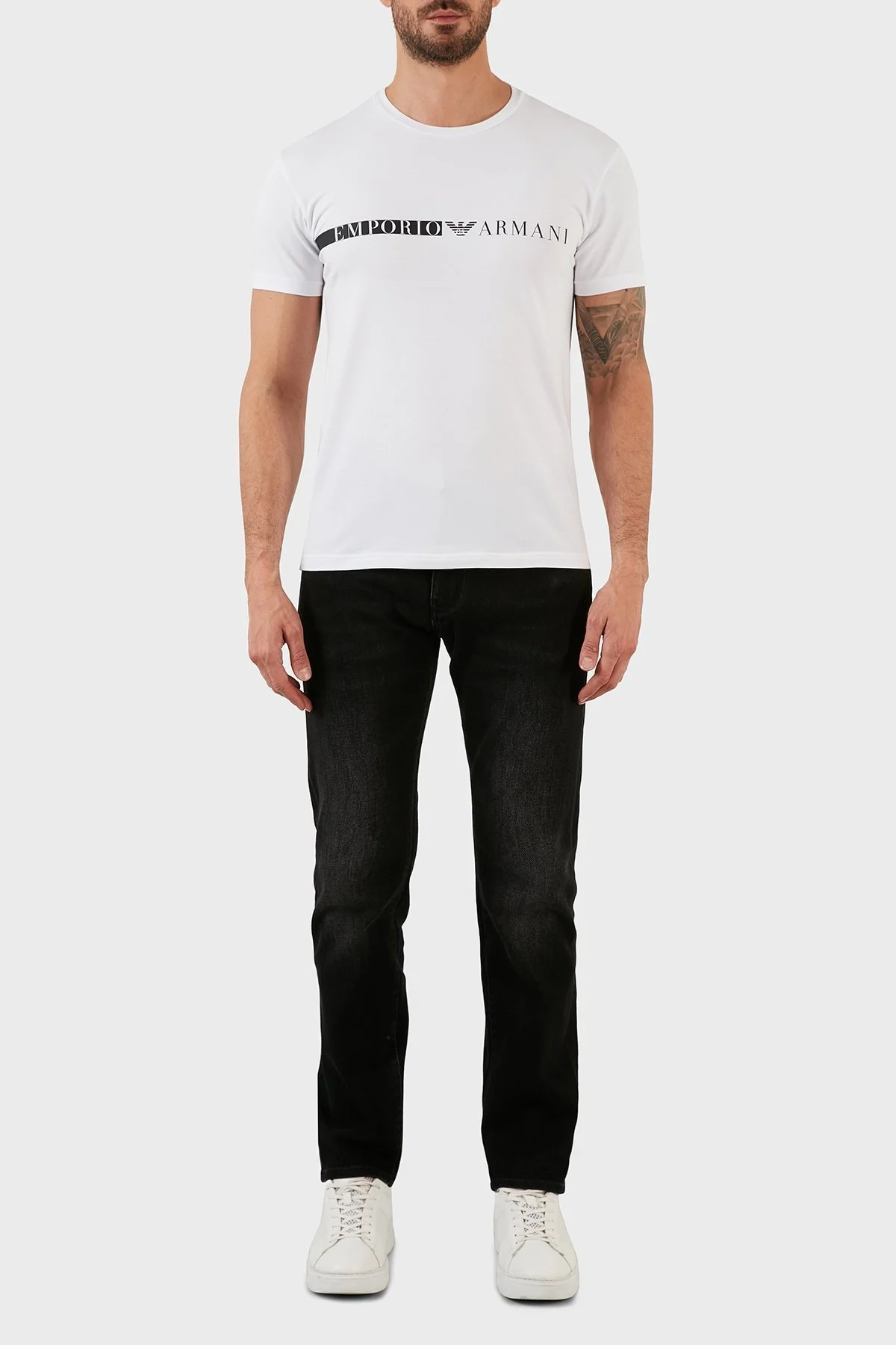 Armani Exchange Pamuklu Normal Bel Düz Paça Slim Fit J13 Jeans Erkek Kot Pantolon 6LZJ13 Z1VQZ 0204 SİYAH - 1