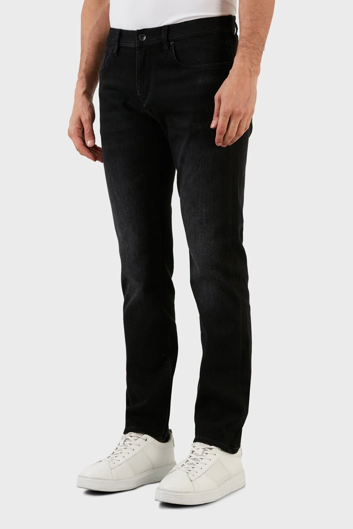 Armani Exchange Pamuklu Normal Bel Düz Paça Slim Fit J13 Jeans Erkek Kot Pantolon 6LZJ13 Z1VQZ 0204 SİYAH - 3