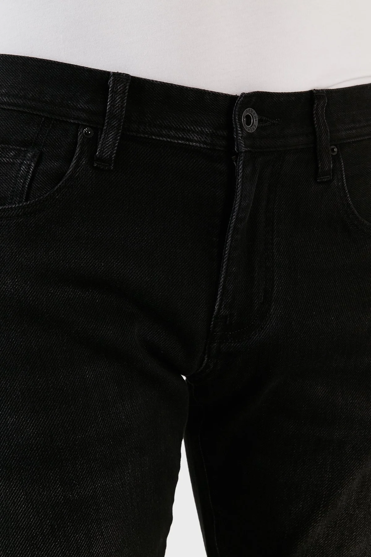Armani Exchange Pamuklu Normal Bel Düz Paça Slim Fit J13 Jeans Erkek Kot Pantolon 6LZJ13 Z1VQZ 0204 SİYAH - 5
