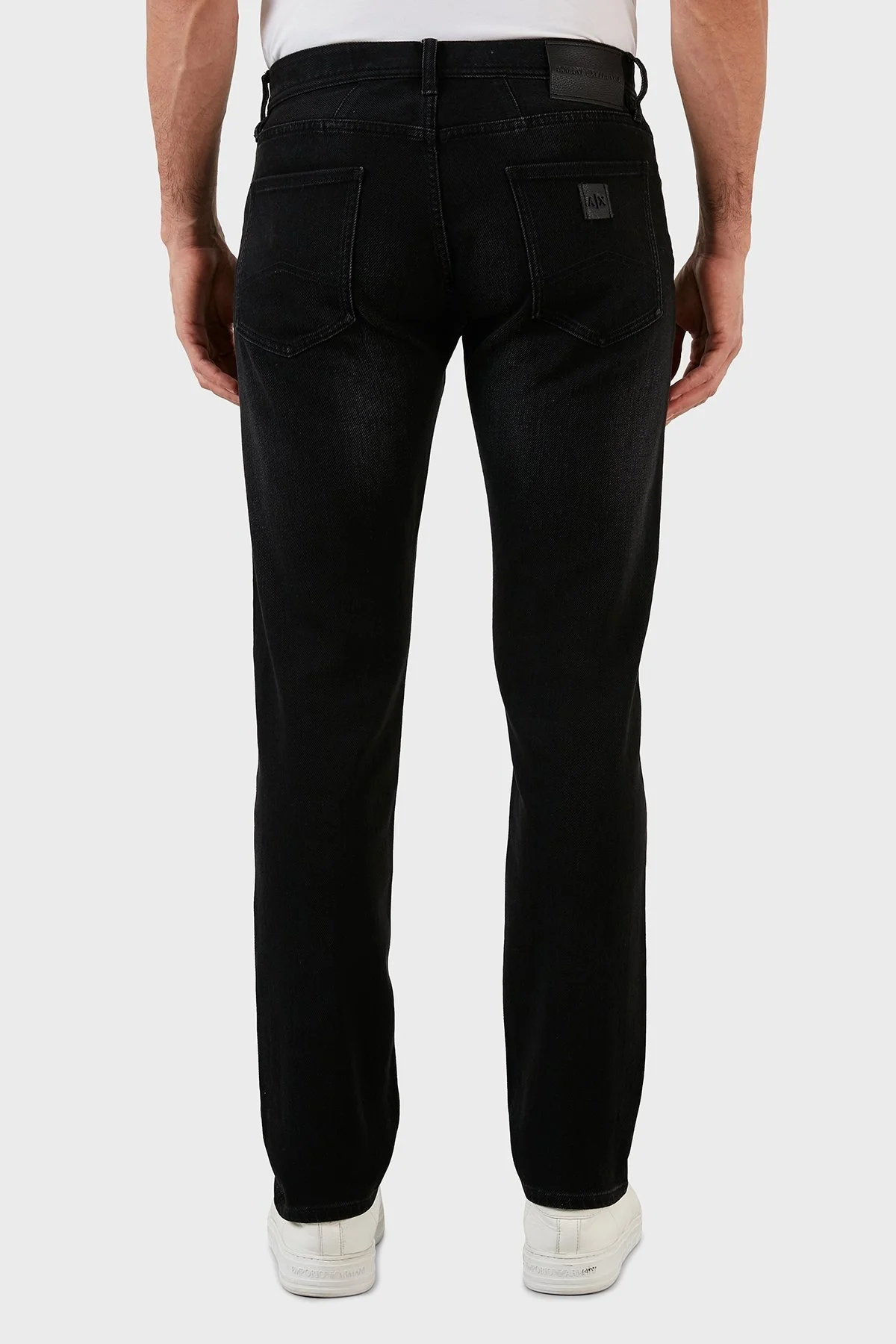 Armani Exchange Pamuklu Normal Bel Düz Paça Slim Fit J13 Jeans Erkek Kot Pantolon 6LZJ13 Z1VQZ 0204 SİYAH - 6