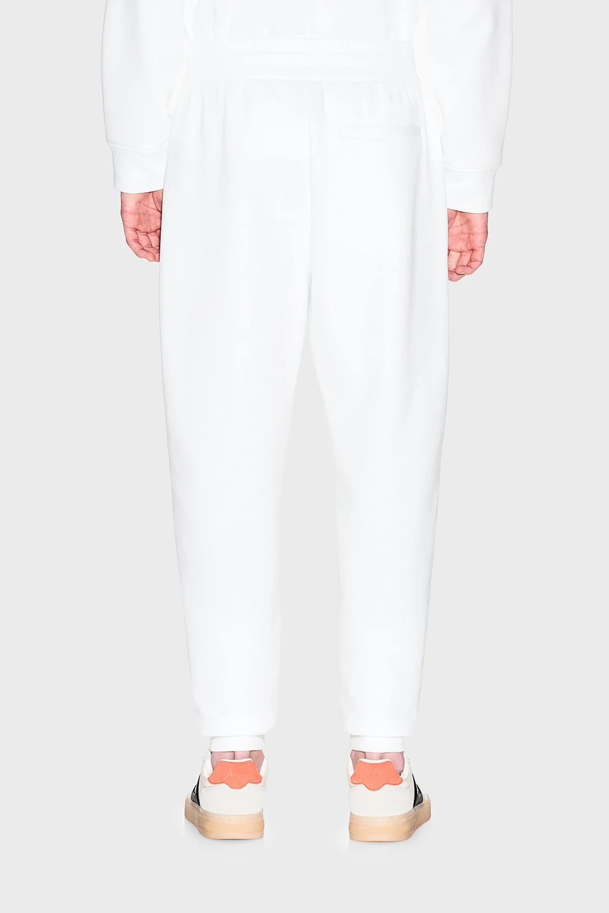 Armani Exchange Pamuklu Normal Bel Lastikli Paça Jogger Erkek Pantolon XM001778 AF10818 U0009 BEYAZ - 3