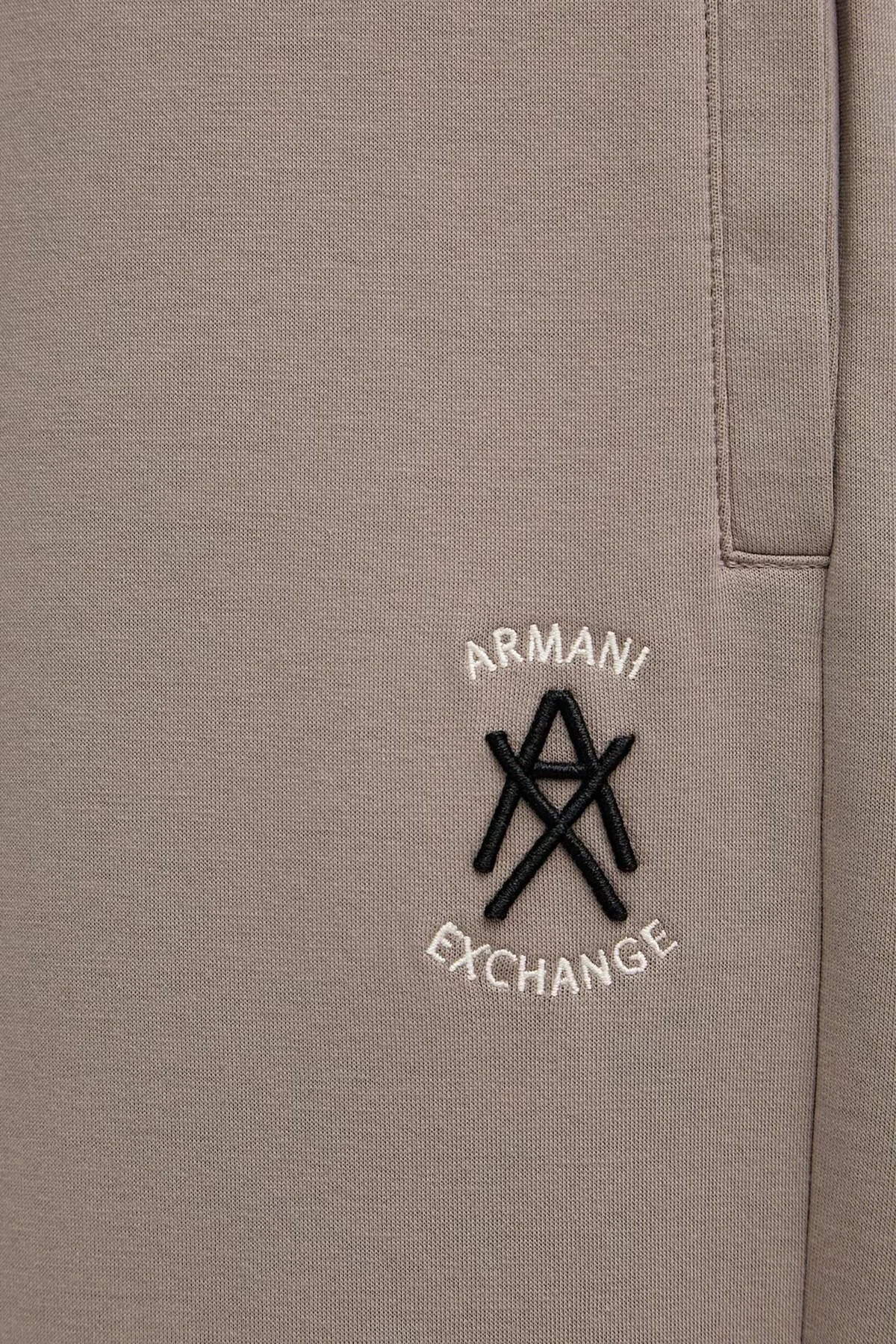 Armani Exchange Pamuklu Normal Bel Lastikli Paça Jogger Erkek Pantolon XM001778 AF10818 U6107 TOPRAK - 3