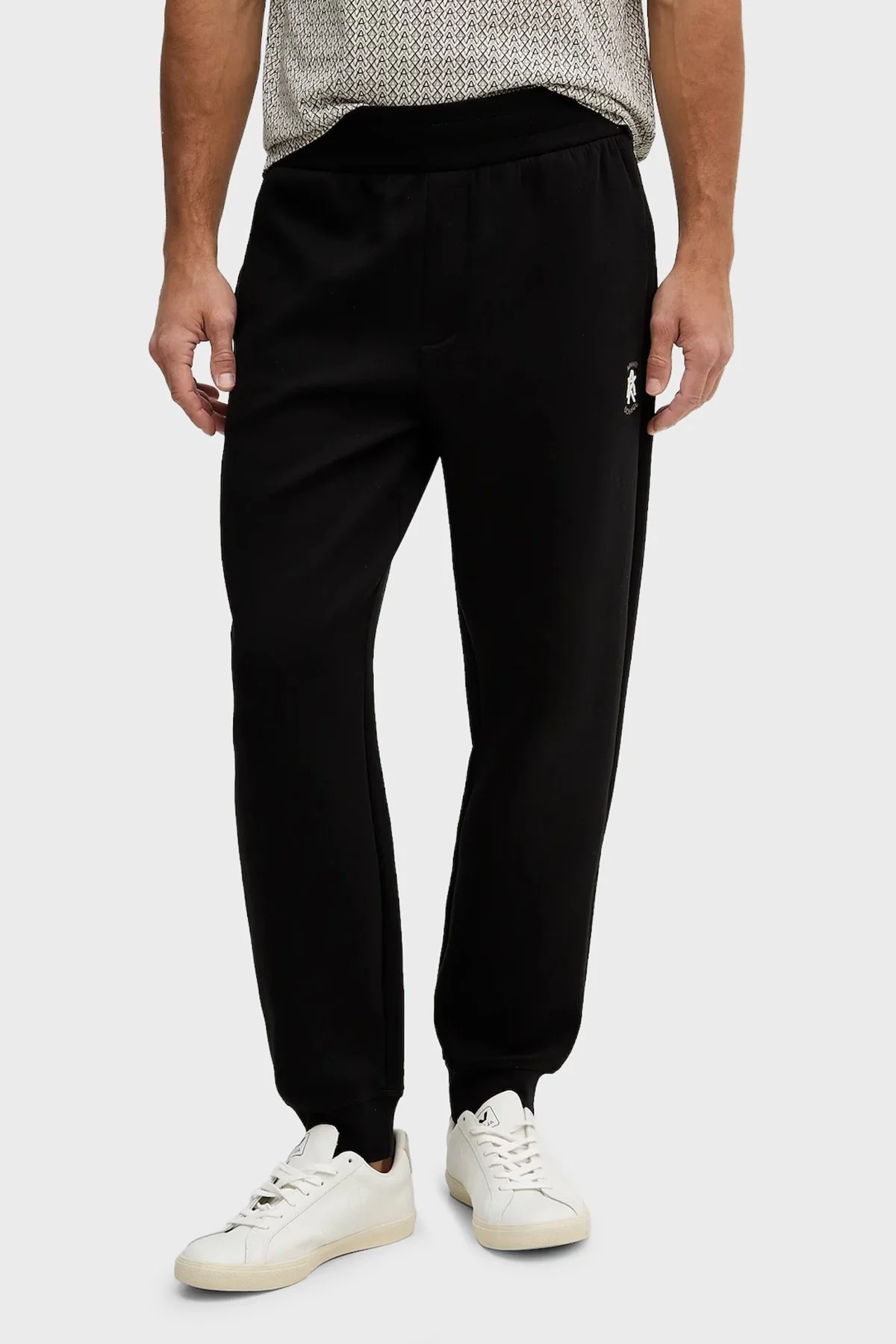 Armani Exchange Pamuklu Normal Bel Lastikli Paça Jogger Erkek Pantolon XM001778 AF10818 UC001 SİYAH - 1