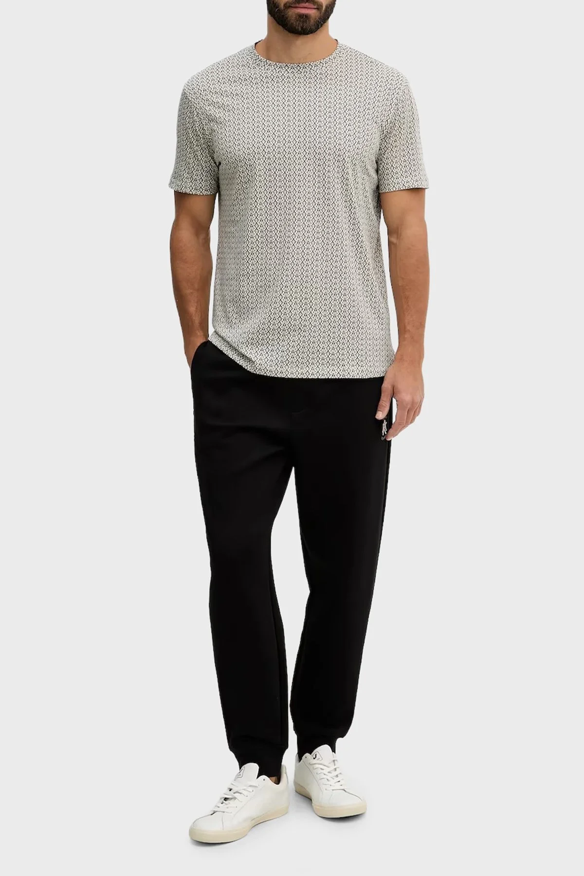 Armani Exchange Pamuklu Normal Bel Lastikli Paça Jogger Erkek Pantolon XM001778 AF10818 UC001 SİYAH - 2