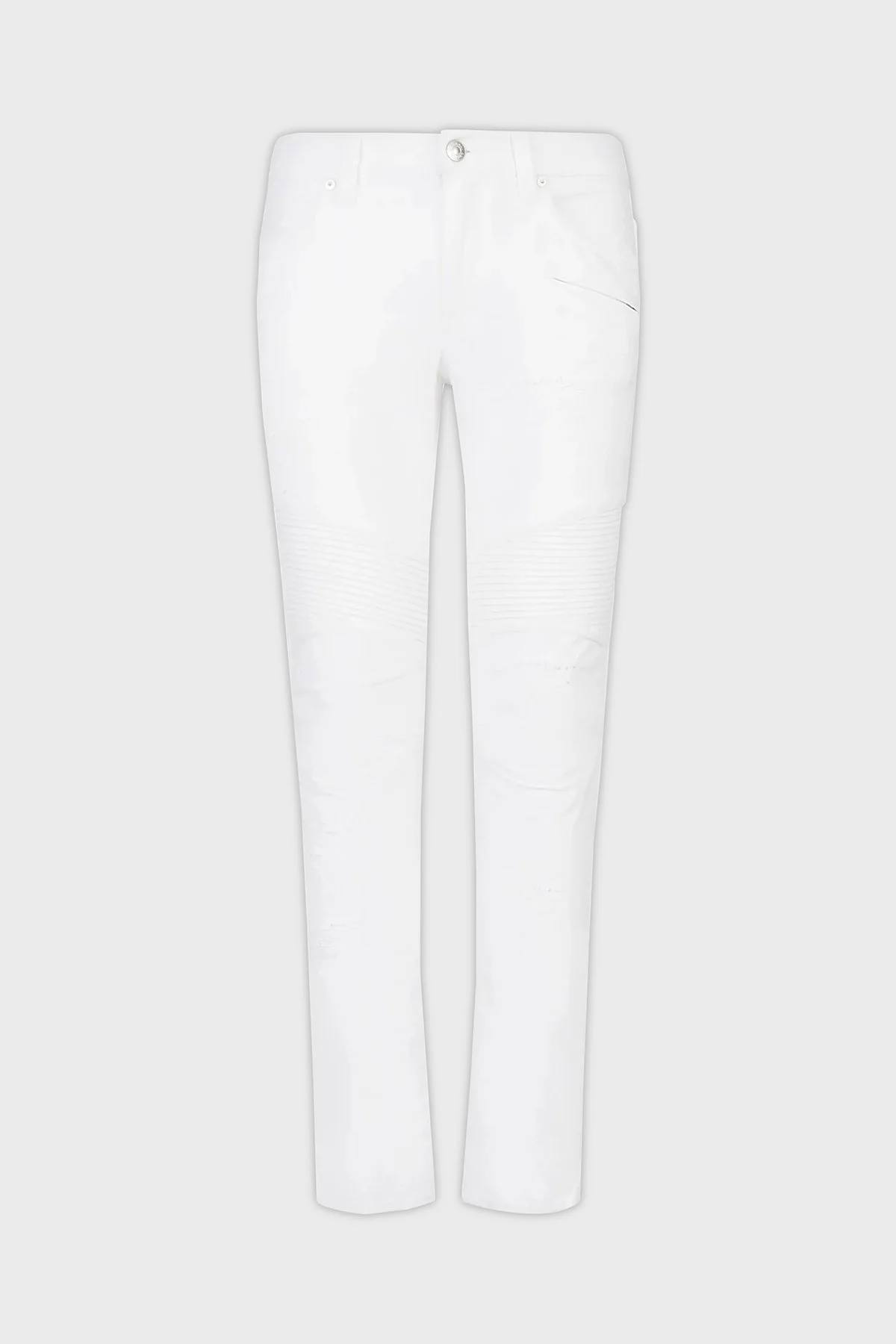 Armani Exchange Pamuklu Normal Bel Skinny Fit Dar Paça Jeans Erkek Kot Pantolon 3RZJ27 Z1AAZ 1100 BEYAZ - 4
