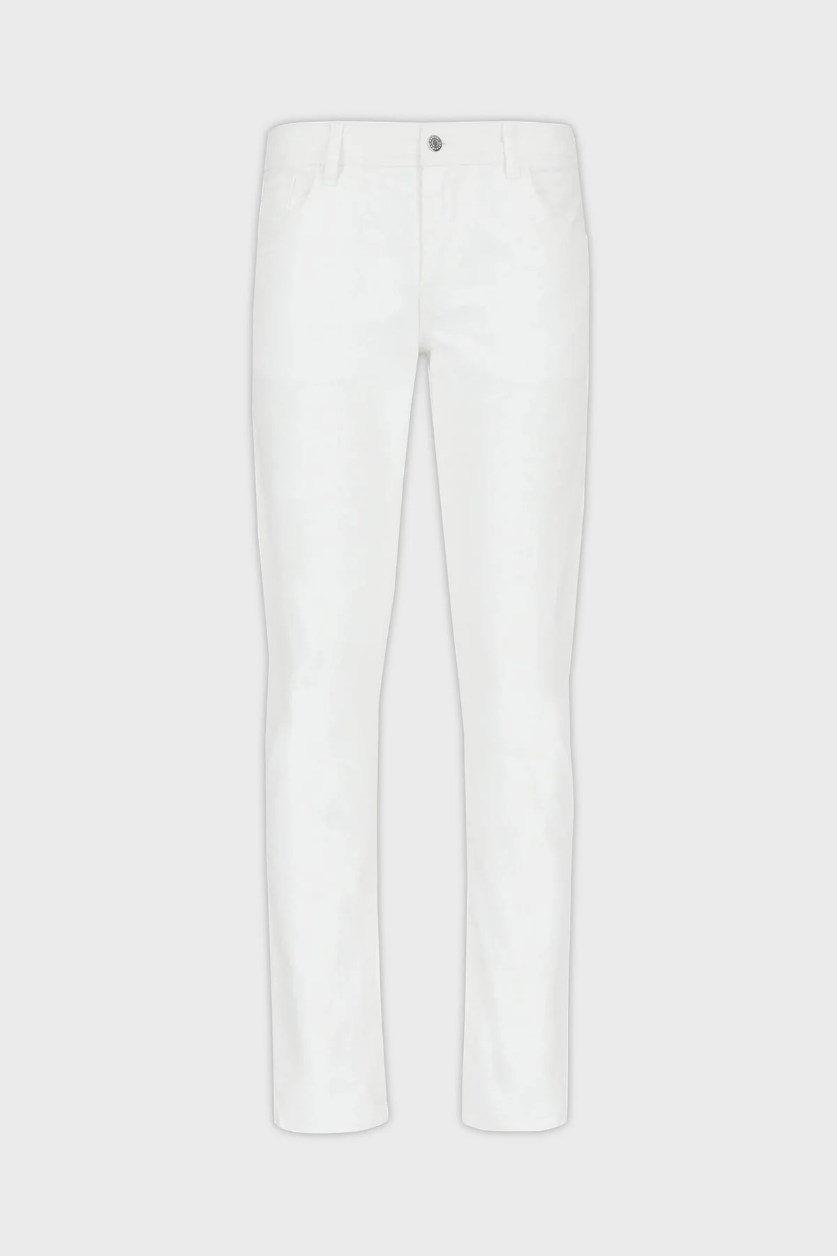 Armani Exchange Pamuklu Normal Bel Slim Fit Dar Paça J14 Jeans Erkek Kot Pantolon 8NZJ14 Z1SBZ 1100 BEYAZ - 2