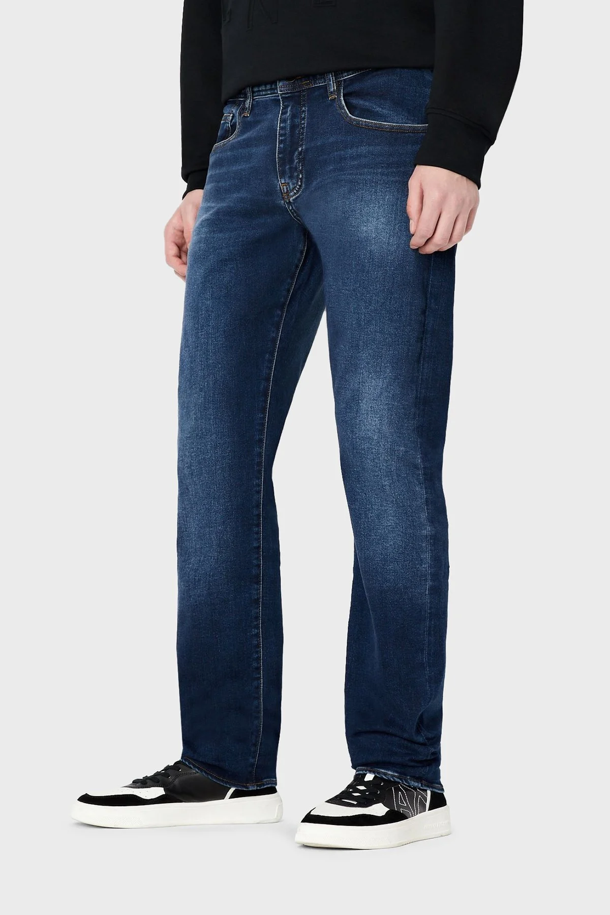 Armani Exchange Pamuklu Normal Bel Slim Fit J13 Jeans Erkek Kot Pantolon 3RZJ13 Z1XXZ 1500 LACİVERT - 1