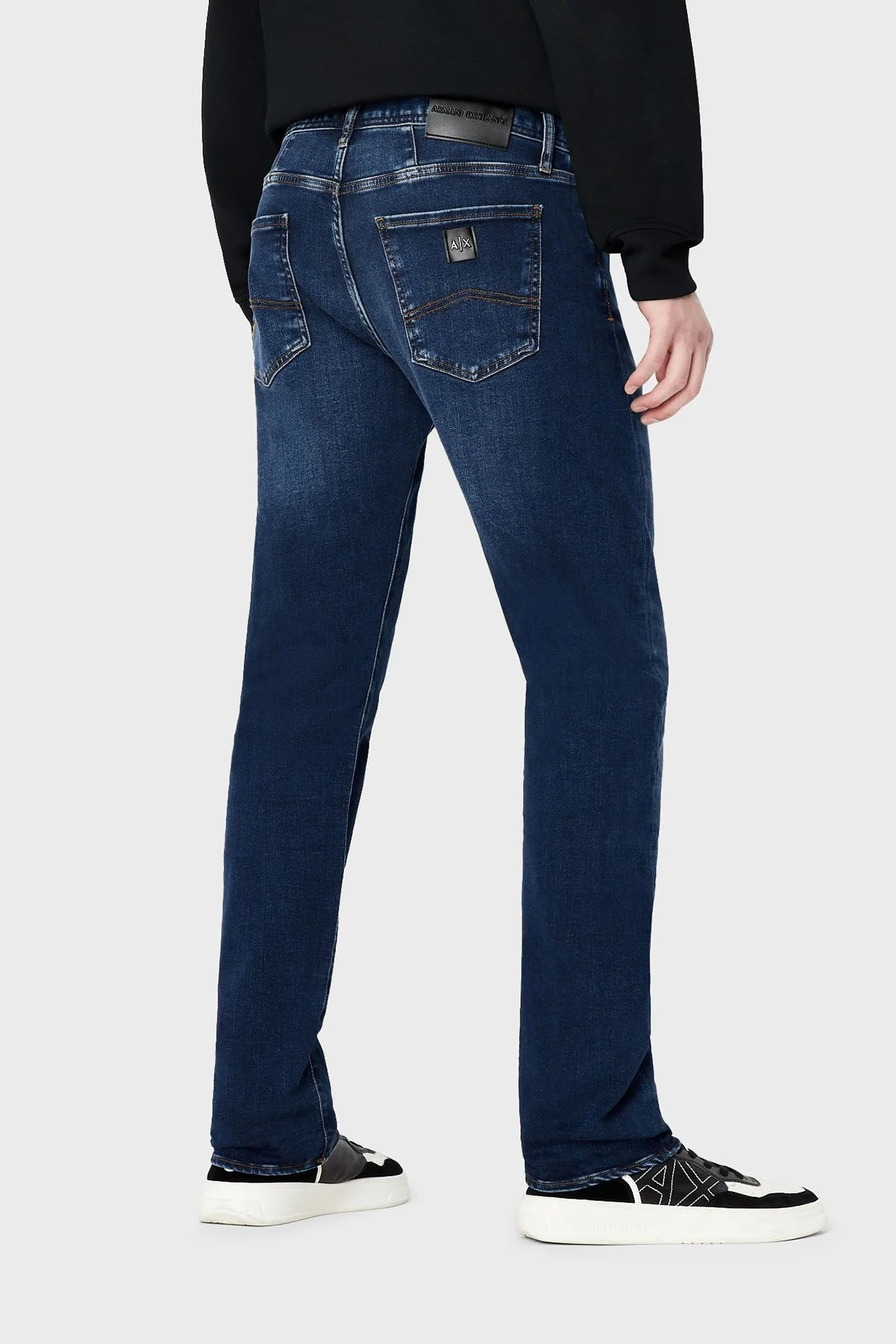 Armani Exchange Pamuklu Normal Bel Slim Fit J13 Jeans Erkek Kot Pantolon 3RZJ13 Z1XXZ 1500 LACİVERT - 3