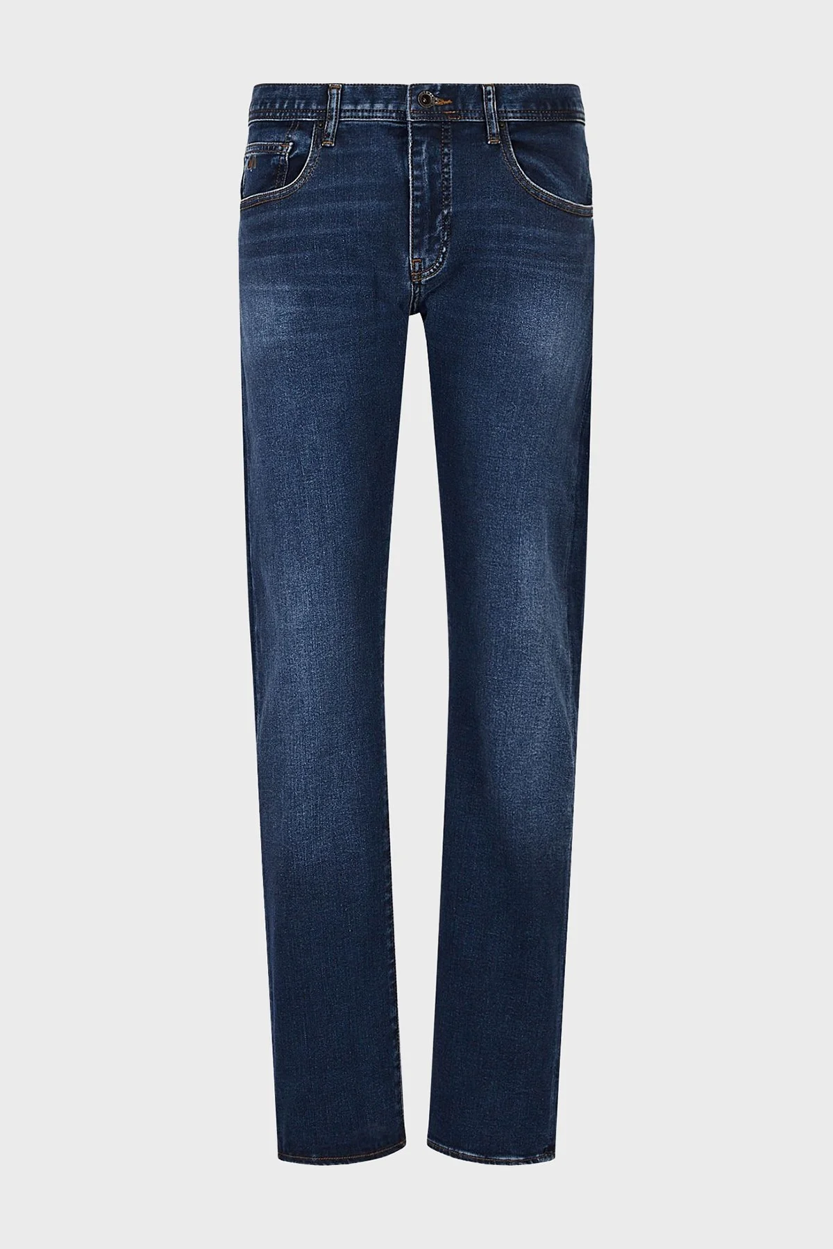 Armani Exchange Pamuklu Normal Bel Slim Fit J13 Jeans Erkek Kot Pantolon 3RZJ13 Z1XXZ 1500 LACİVERT - 5