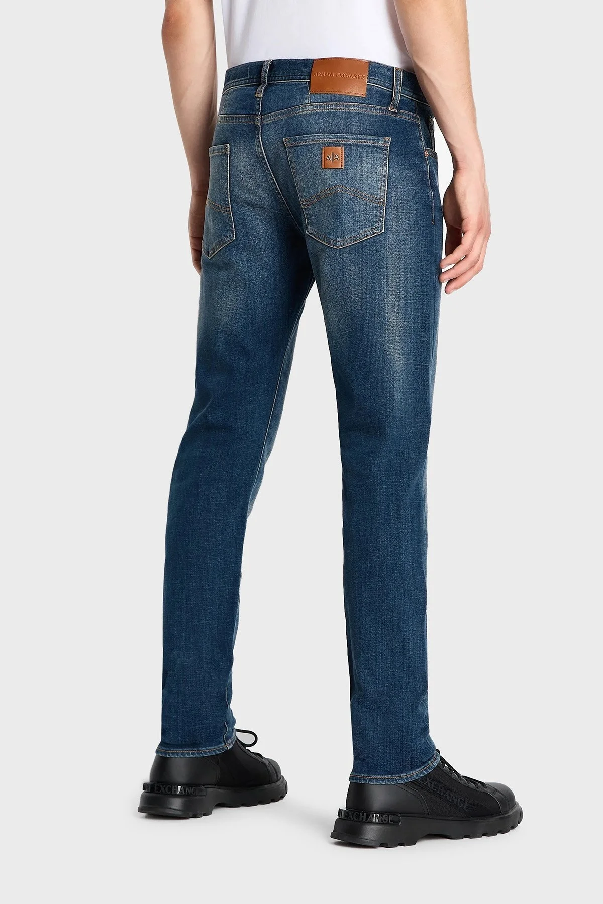 Armani Exchange Pamuklu Normal Bel Slim Fit J13 Jeans Erkek Kot Pantolon 6RZJ13 Z391Z 1500 MAVİ - 2