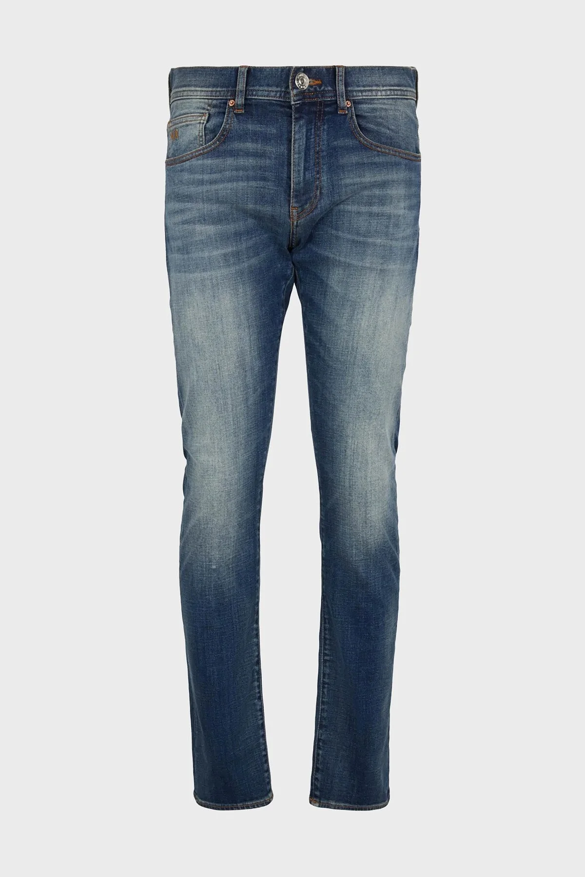 Armani Exchange Pamuklu Normal Bel Slim Fit J13 Jeans Erkek Kot Pantolon 6RZJ13 Z391Z 1500 MAVİ - 5