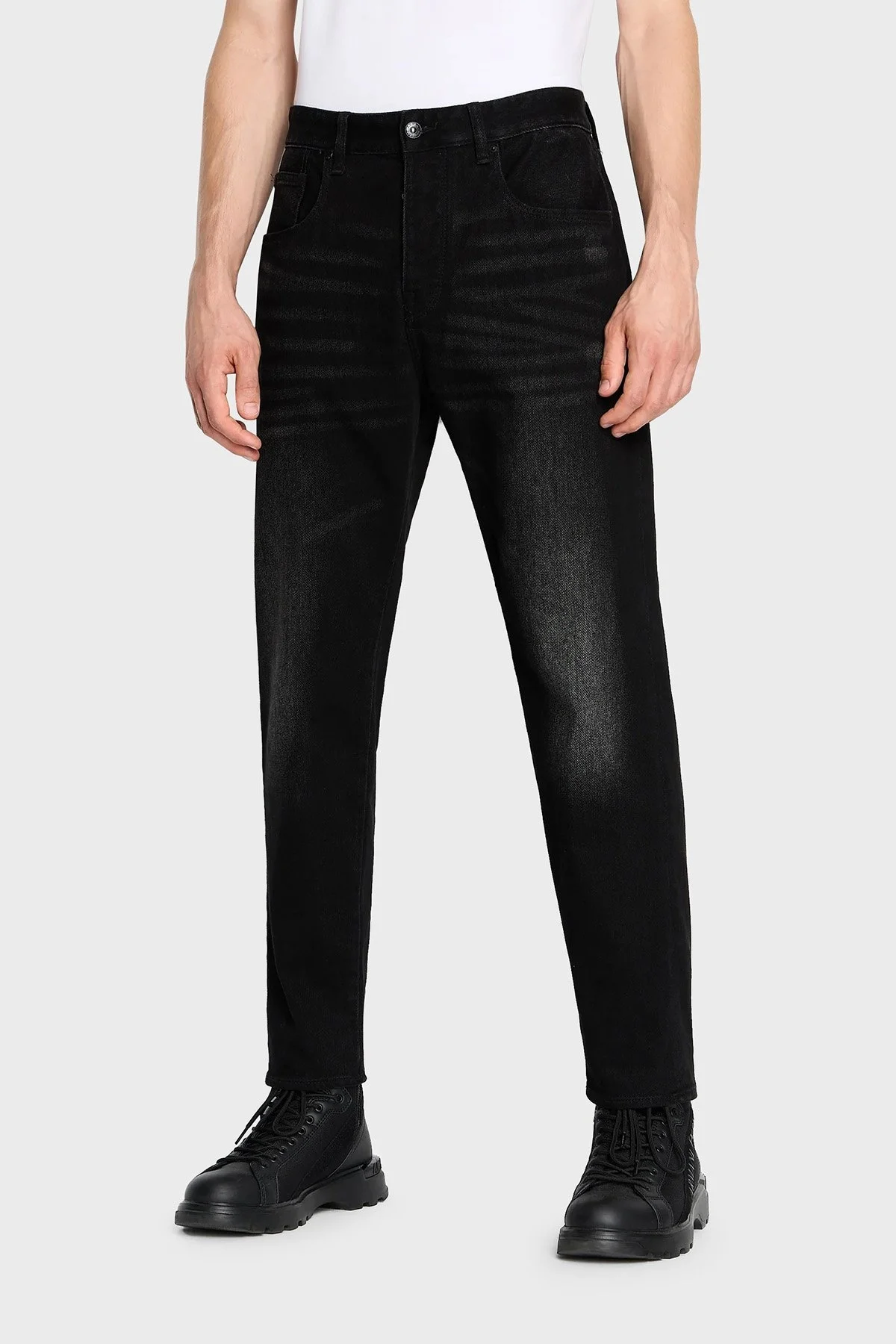 Armani Exchange Pamuklu Normal Bel Slim Fit J24 Jeans Erkek Kot Pantolon 6RZJ24 Z1VQZ 0204 SİYAH - 1