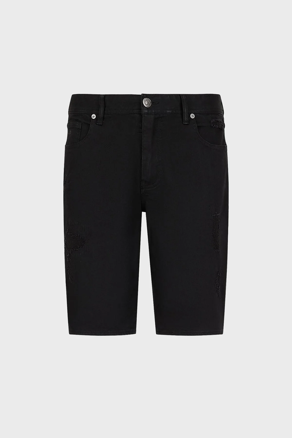 Armani Exchange Pamuklu Normal Bel Slim Fit Kot Erkek Short 3LZJ65 Z1AAZ 1200 SİYAH - 5