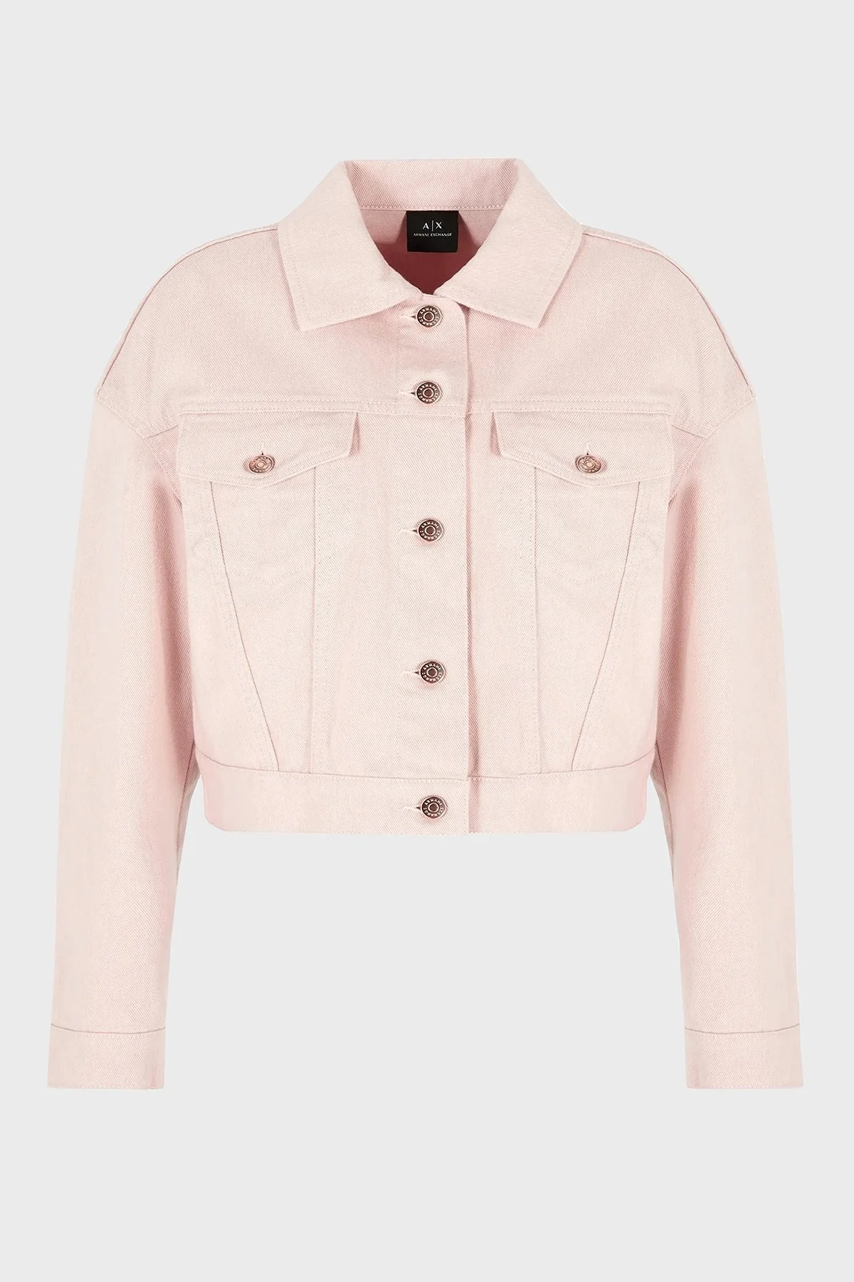 Armani Exchange Pamuklu Regular Fit Bayan Ceket 6DYB14 Y19DZ 3424 PUDRA - 8