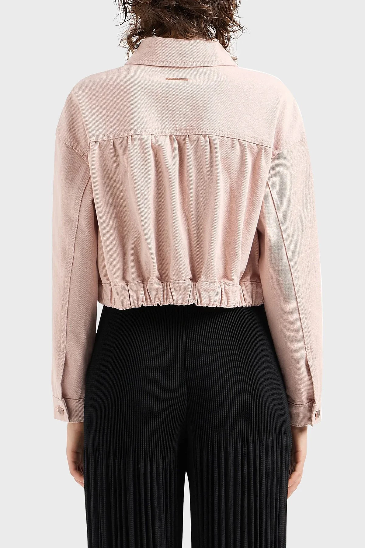 Armani Exchange Pamuklu Regular Fit Kadın Ceket 6DYB14 Y19DZ 3424 PUDRA - 3