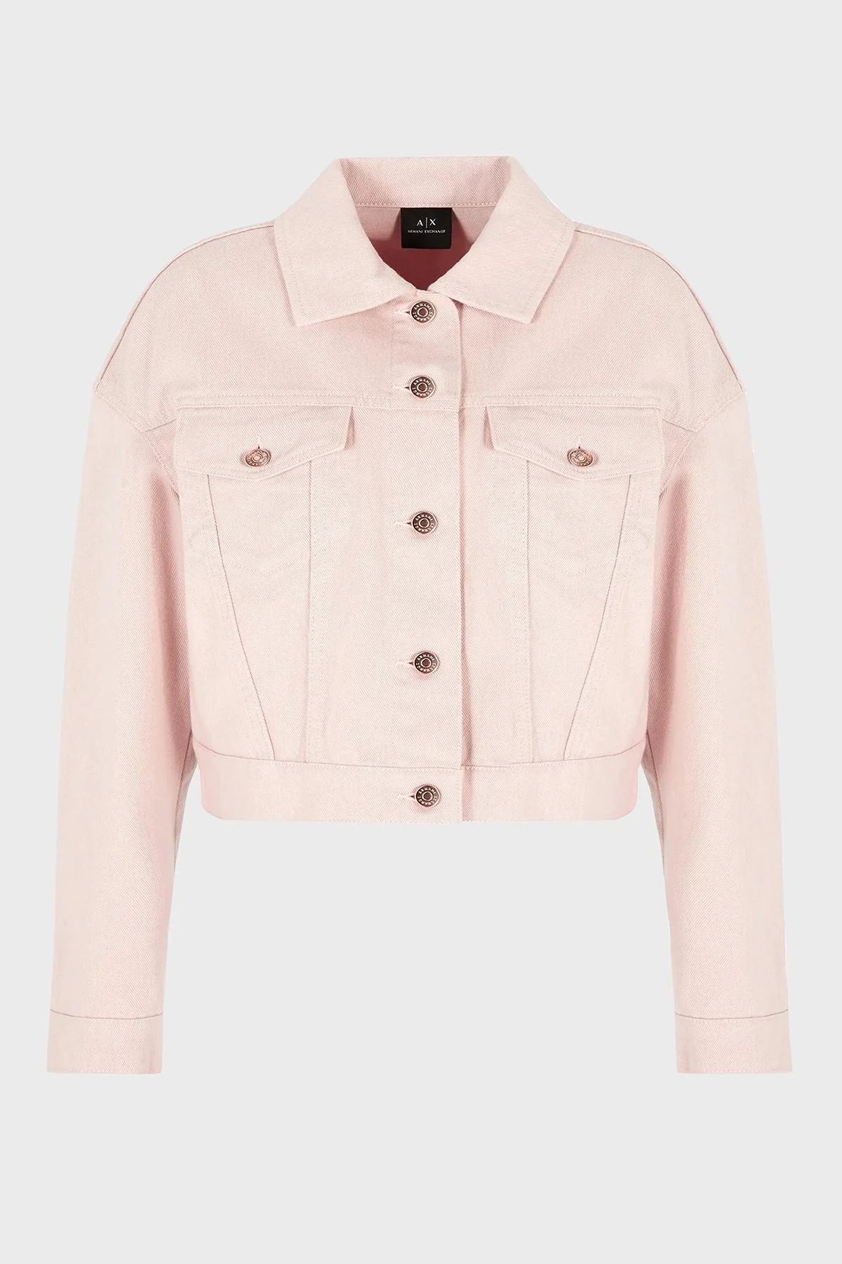 Armani Exchange Pamuklu Regular Fit Kadın Ceket 6DYB14 Y19DZ 3424 PUDRA - 4