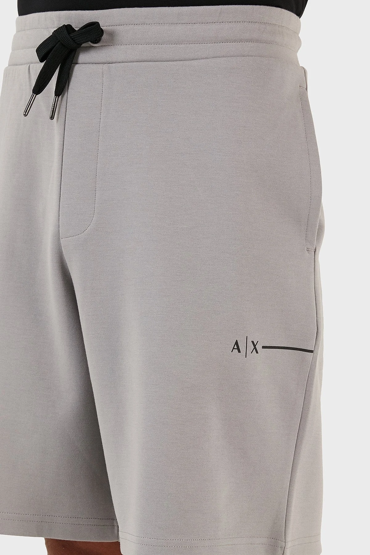 Armani Exchange Pamuklu Regular Fit Belden Bağlamalı Cepli Erkek Short 3RZSBB ZJCAZ 1913 GRİ - 6