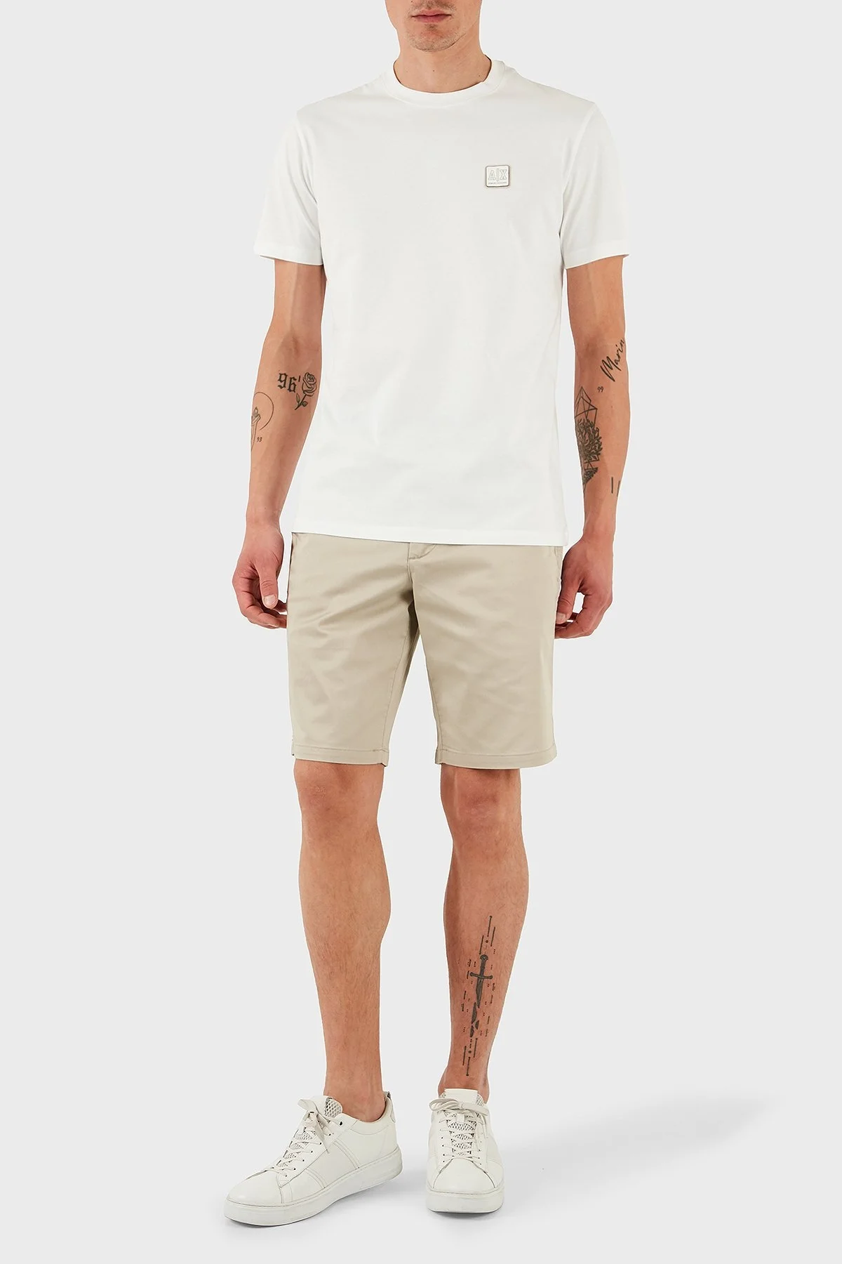 Armani Exchange Pamuklu Regular Fit Bermuda Erkek Short 8NZS42 ZN1RZ U6213 TABA - 10