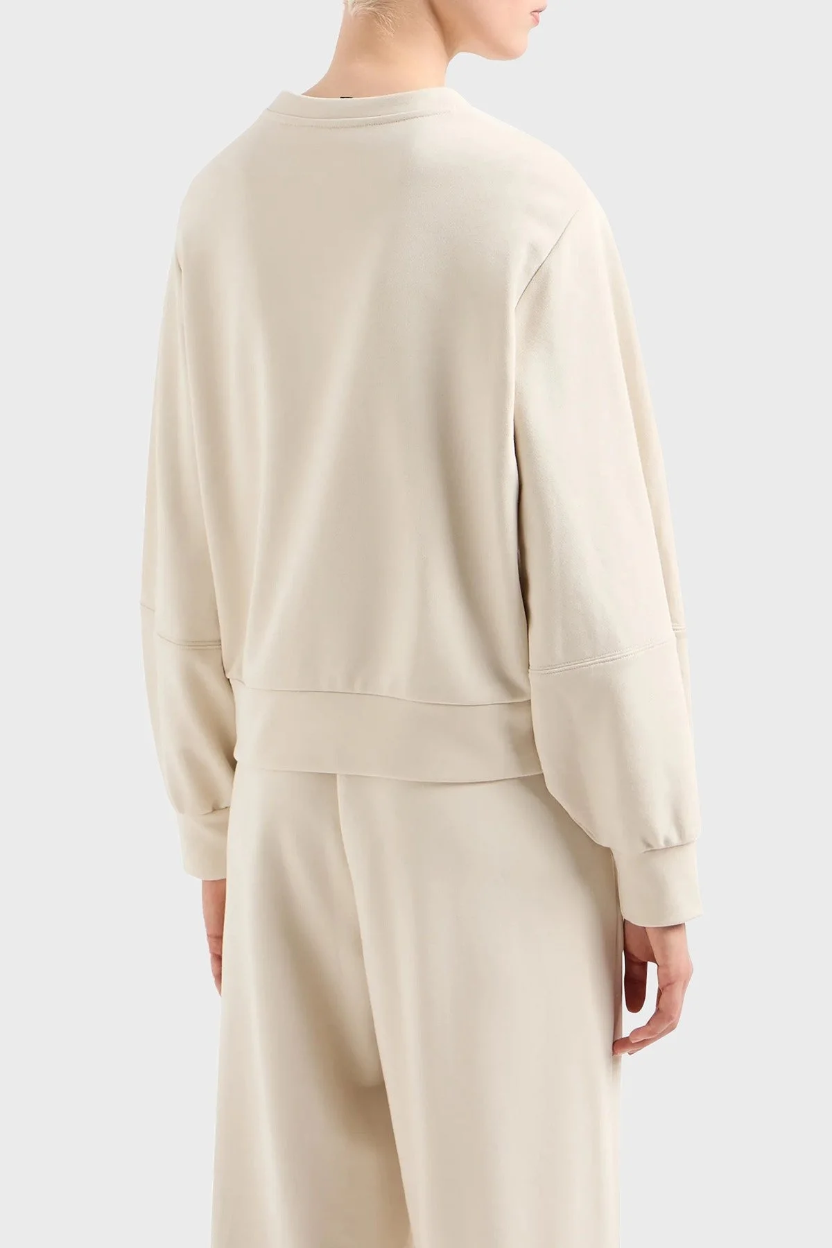 Armani Exchange Pamuklu Regular Fit Bisiklet Yaka Bayan Sweat 3DYM13 YJFFZ 1787 BEJ - 3