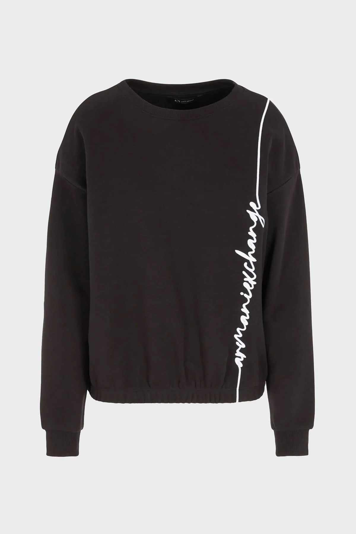 Armani Exchange Pamuklu Regular Fit Bisiklet Yaka Bayan Sweat 6RYM70 YJBRZ 1200 SİYAH - 4