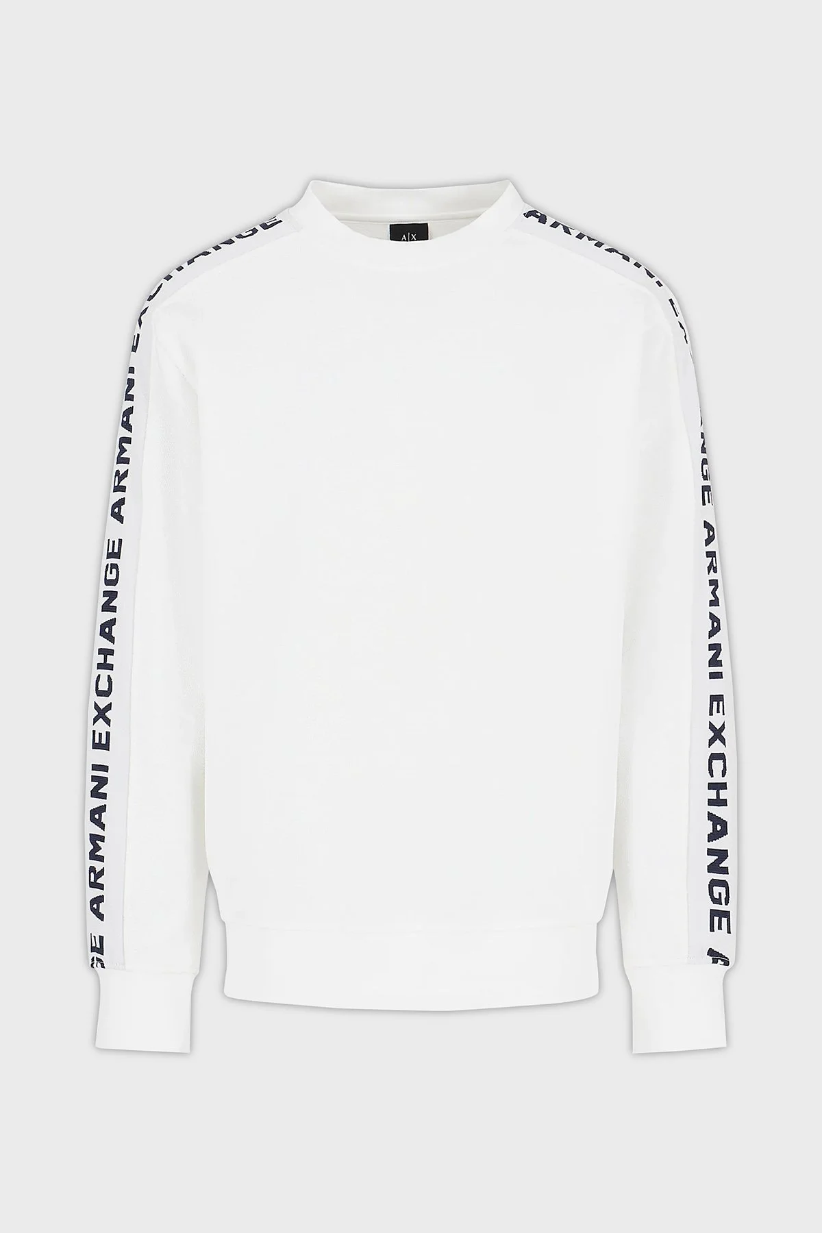 Armani Exchange Pamuklu Regular Fit Bisiklet Yaka Erkek Sweat 3DZMLA ZJLGZ 1116 BEYAZ - 5