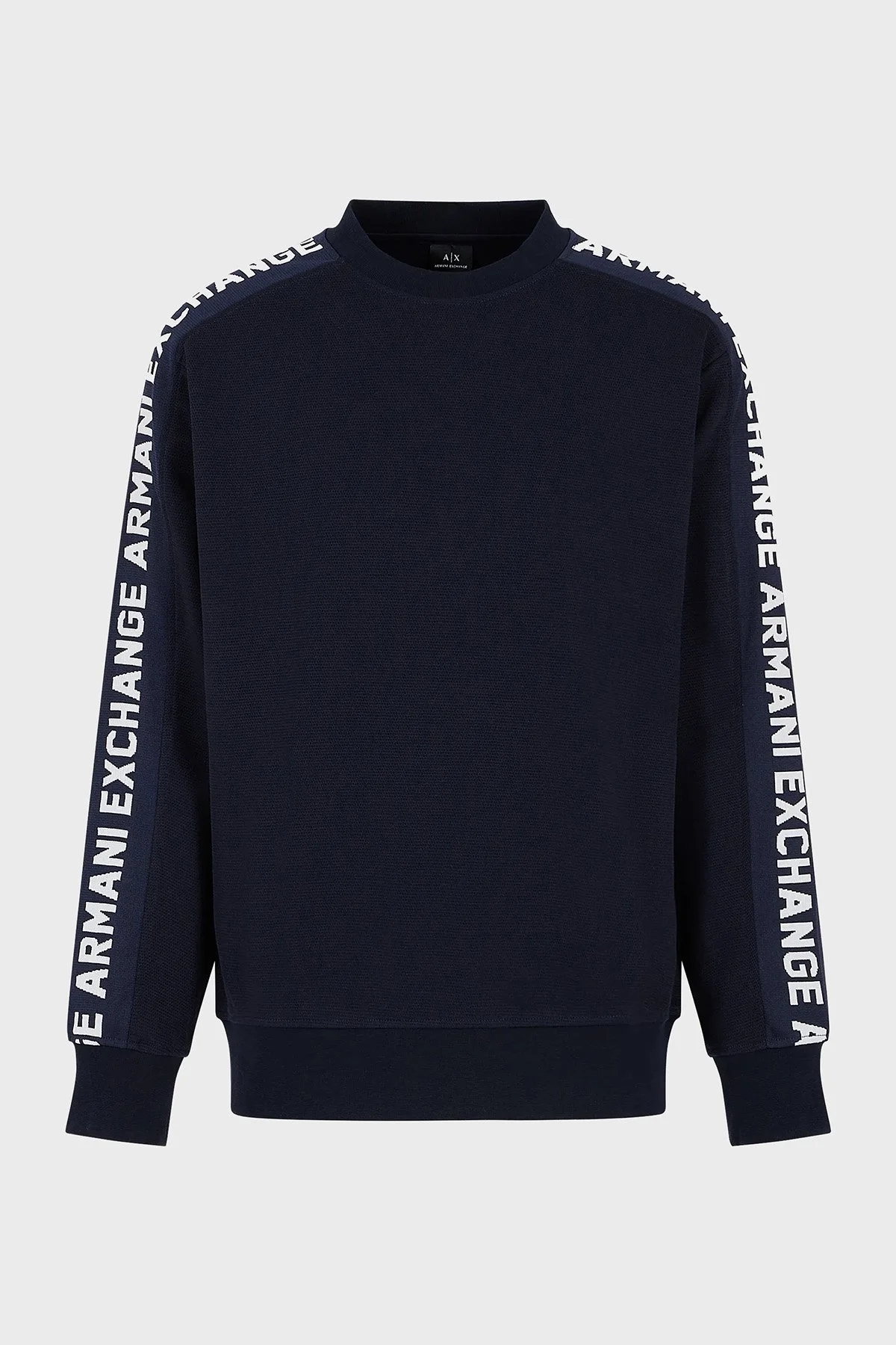 Armani Exchange Pamuklu Regular Fit Bisiklet Yaka Erkek Sweat 3DZMLA ZJLGZ 1583 LACİVERT - 6