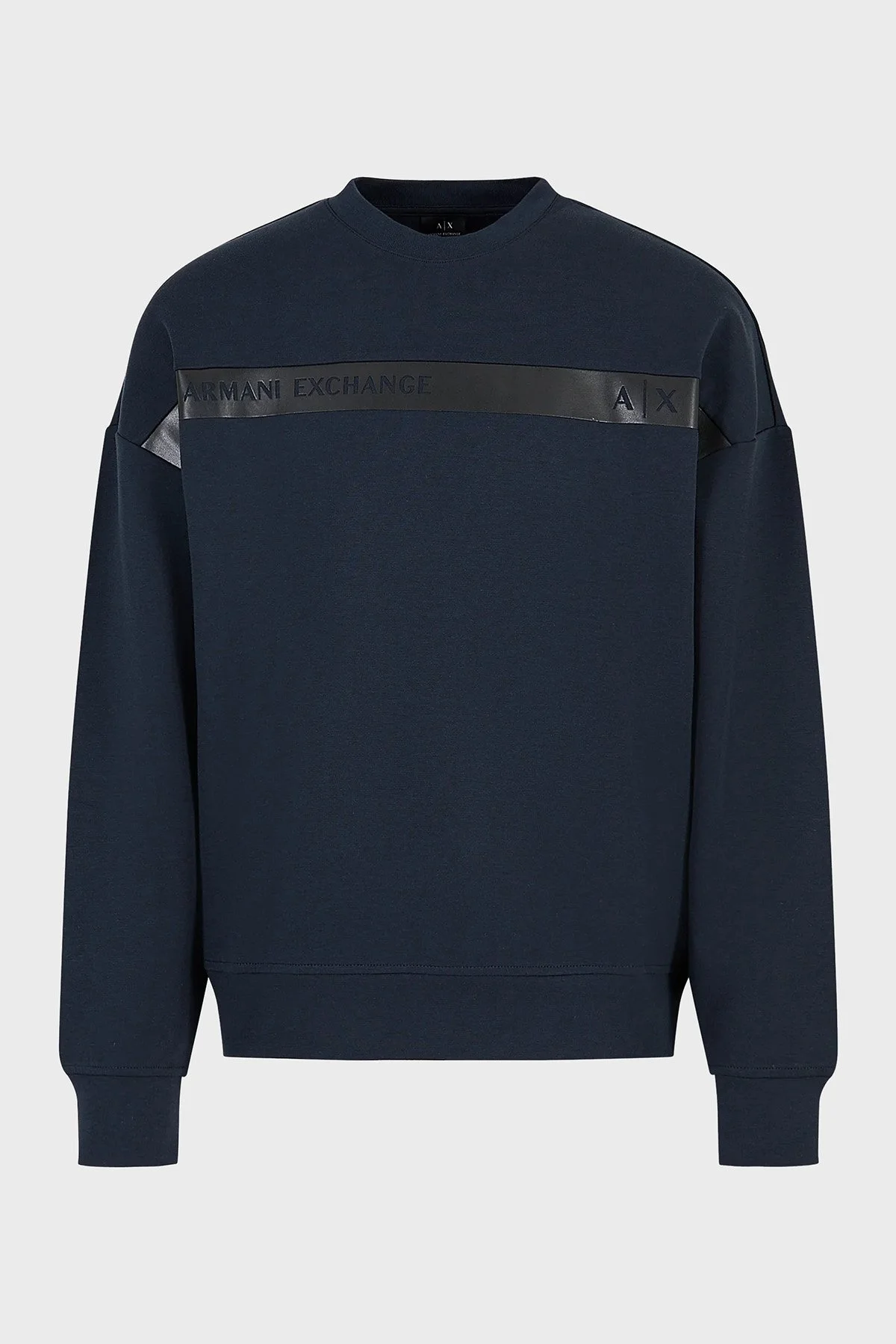 Armani Exchange Pamuklu Regular Fit Bisiklet Yaka Erkek Sweat 6RZMCA ZJ9QZ 1510 LACİVERT - 4