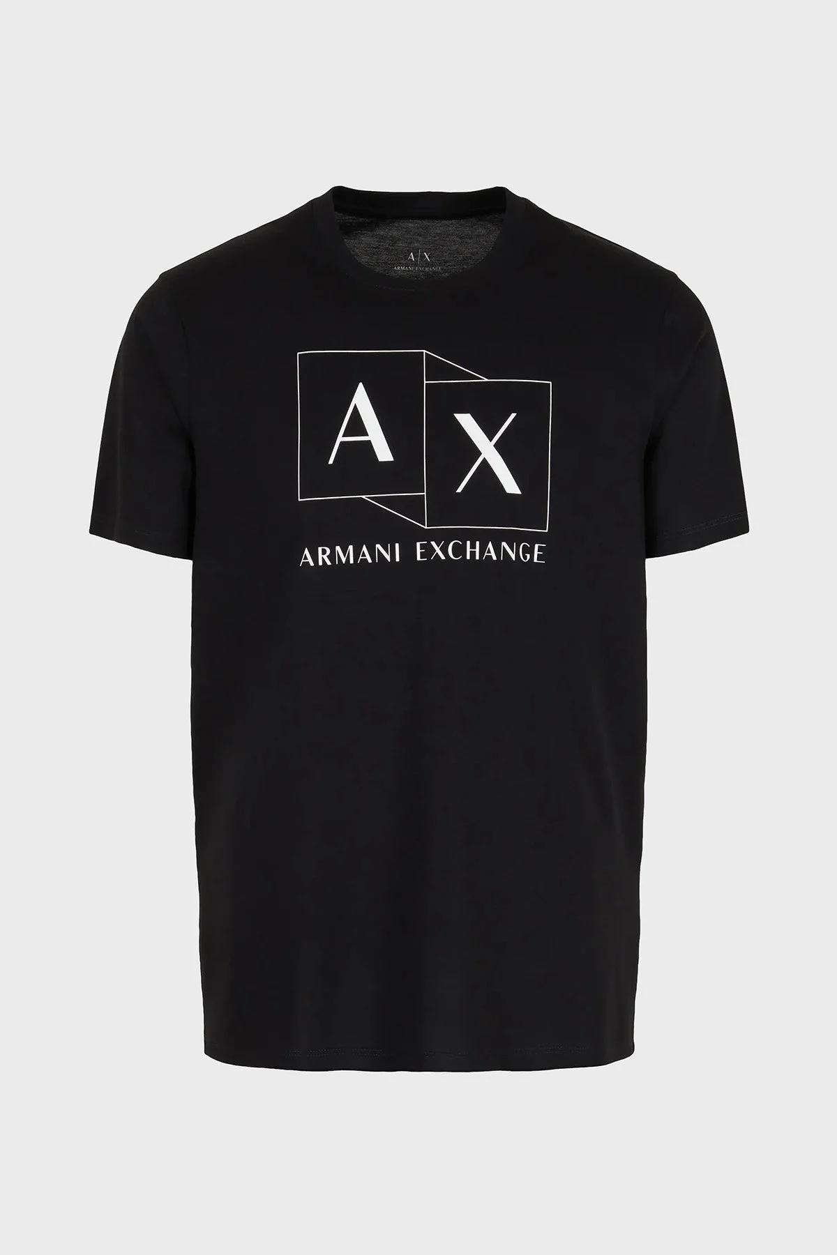 Armani Exchange Pamuklu Regular Fit Bisiklet Yaka Erkek T Shirt 3DZTAD ZJ9AZ 1200 SİYAH - 8