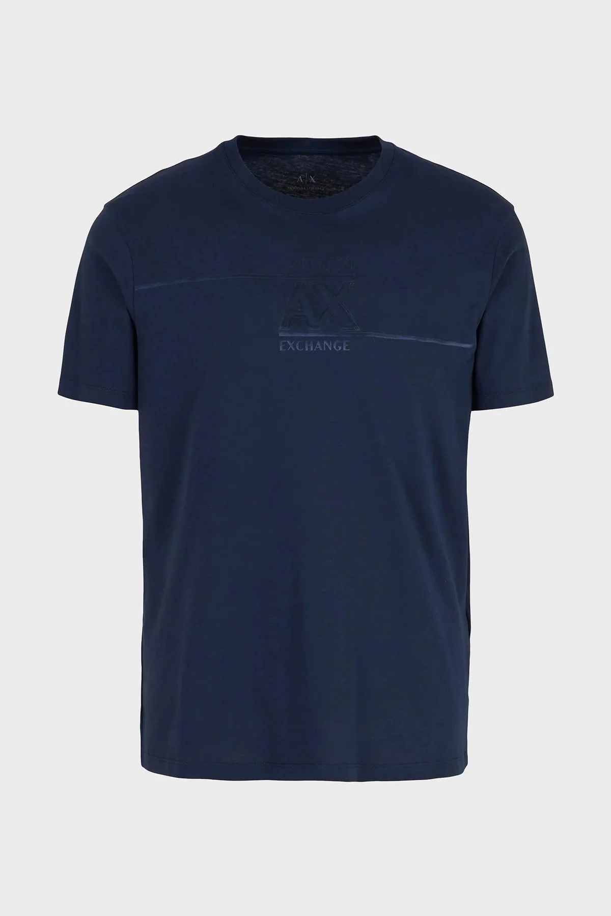 Armani Exchange Pamuklu Regular Fit Bisiklet Yaka Erkek T Shirt 3DZTBF ZJ3VZ 15BA LACİVERT - 4
