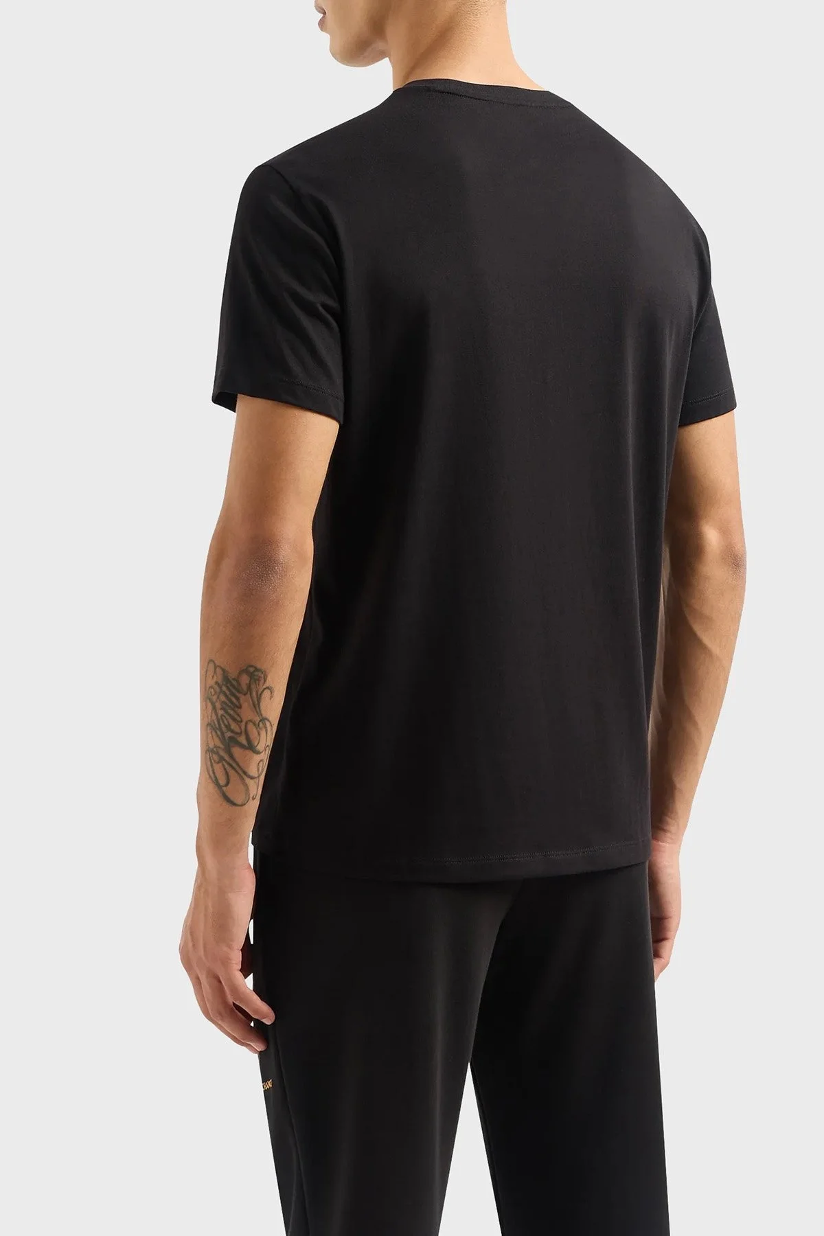 Armani Exchange Pamuklu Regular Fit Bisiklet Yaka Erkek T Shirt 3DZTDD ZJ9JZ 1200 SİYAH - 2