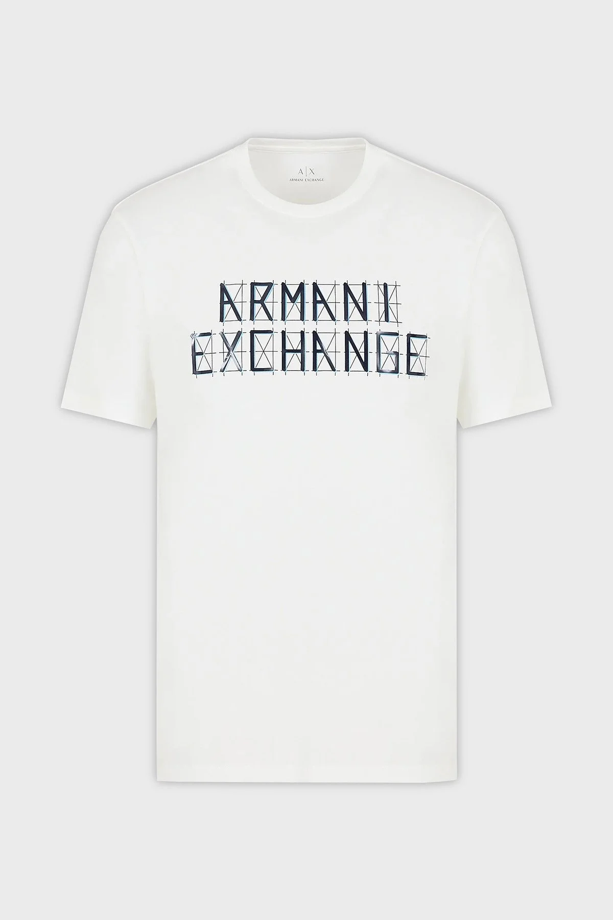 Armani Exchange Pamuklu Regular Fit Bisiklet Yaka Erkek T Shirt 3DZTHC ZJH4Z 1116 BEYAZ - 5