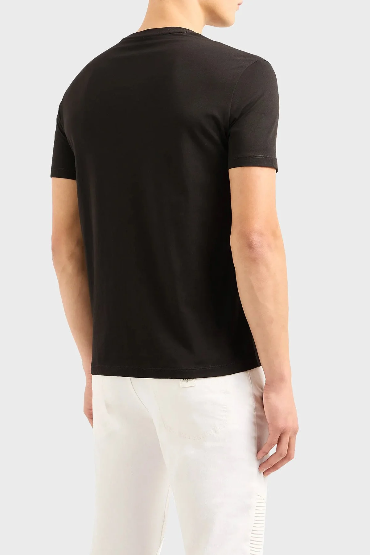 Armani Exchange Pamuklu Regular Fit Bisiklet Yaka Erkek T Shirt 3DZTHE ZJH4Z 72AB SİYAH - 3