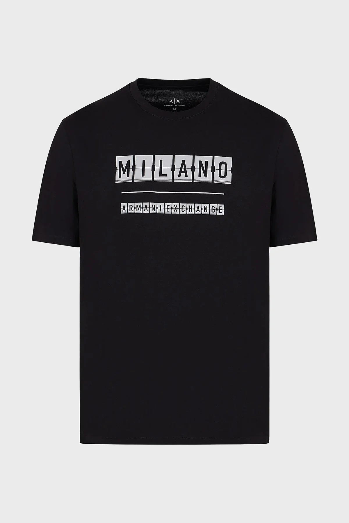Armani Exchange Pamuklu Regular Fit Bisiklet Yaka Erkek T Shirt 3DZTHE ZJH4Z 72AB SİYAH - 4