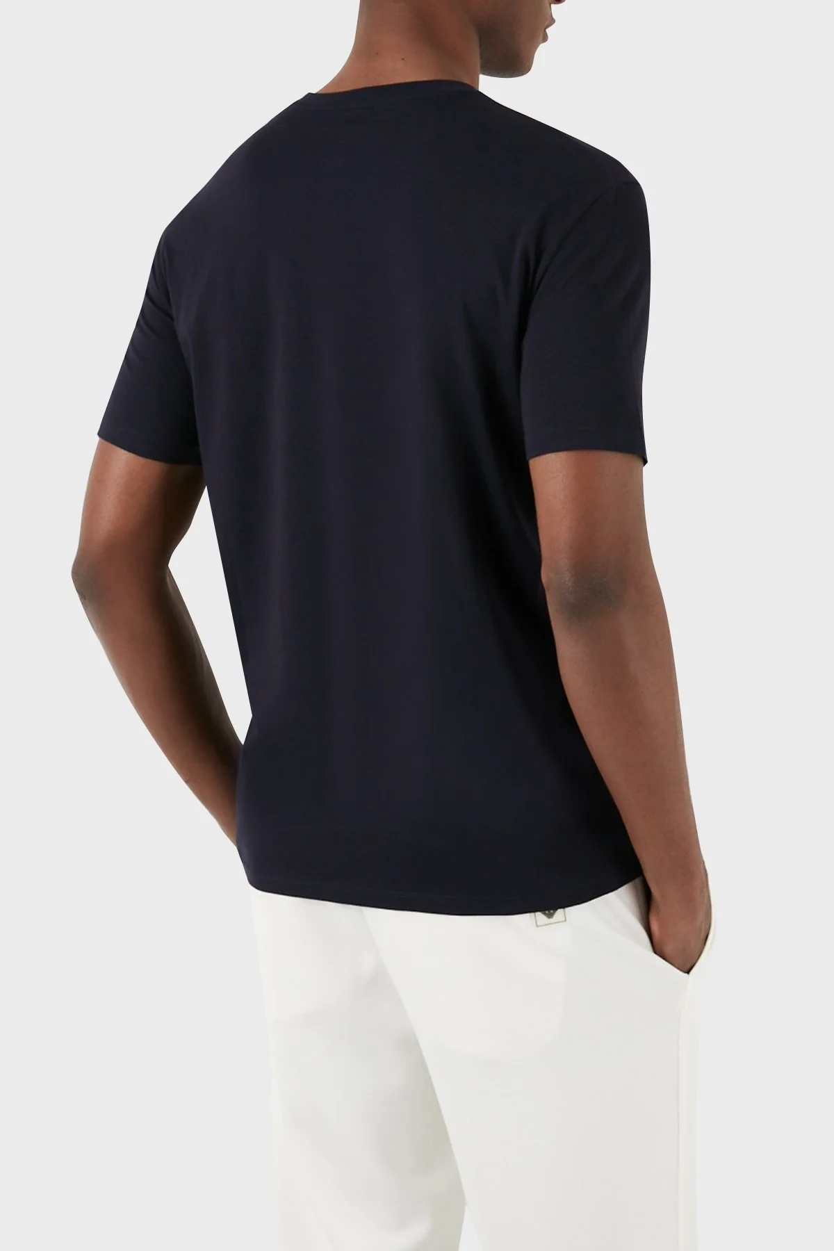 Armani Exchange Pamuklu Regular Fit Bisiklet Yaka Erkek T Shirt 3DZTHE ZJH4Z 75AH LACİVERT - 2