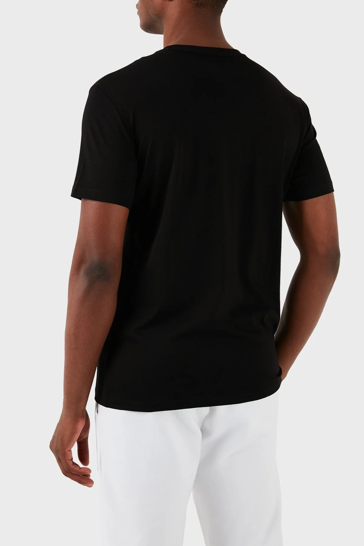 Armani Exchange Pamuklu Regular Fit Bisiklet Yaka Erkek T Shirt 3DZTHQ ZJBYZ 1200 SİYAH - 2