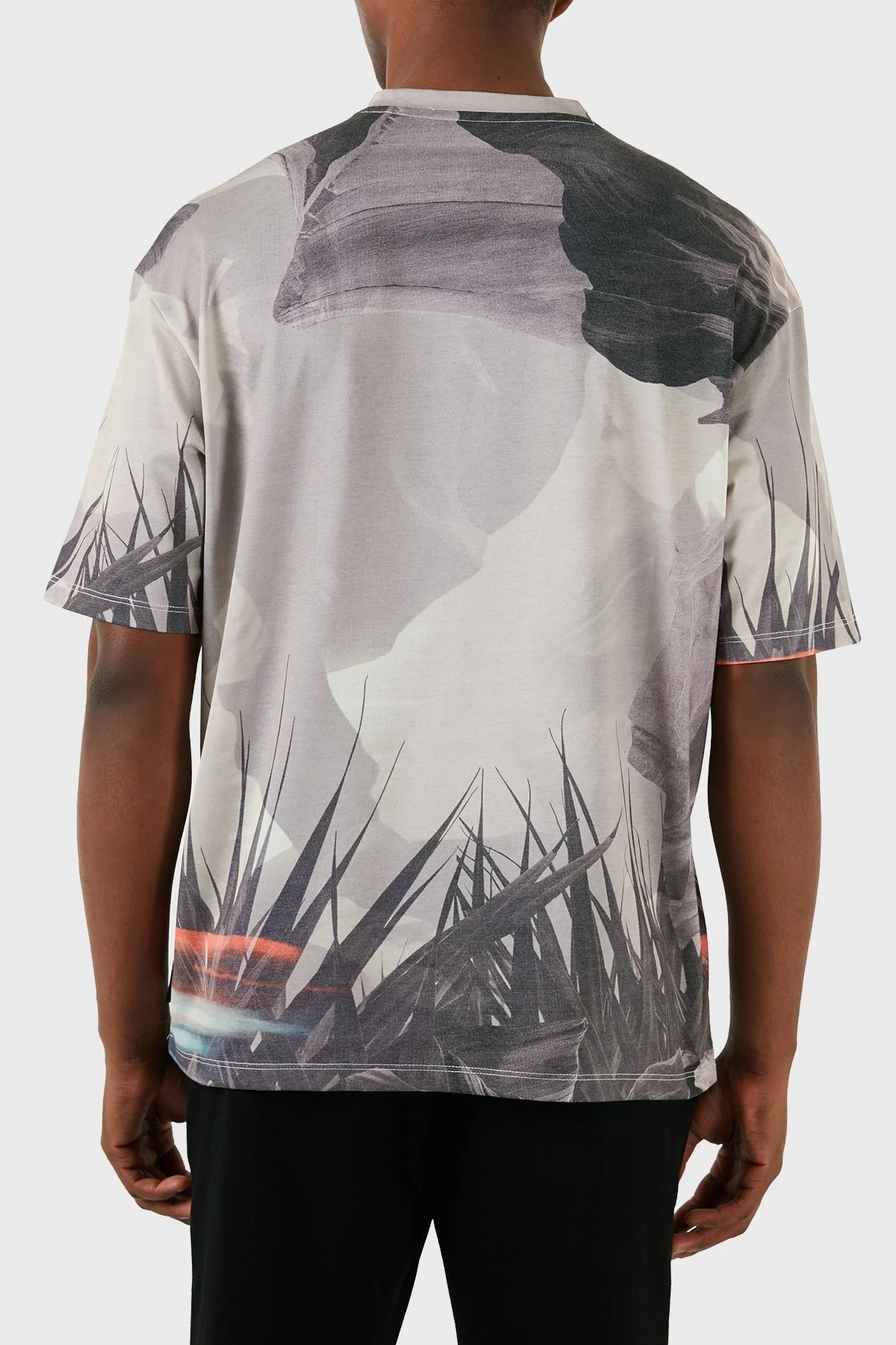 Armani Exchange Pamuklu Regular Fit Bisiklet Yaka Erkek T Shirt 3DZTHX ZJXTZ 6721 GRİ - 2