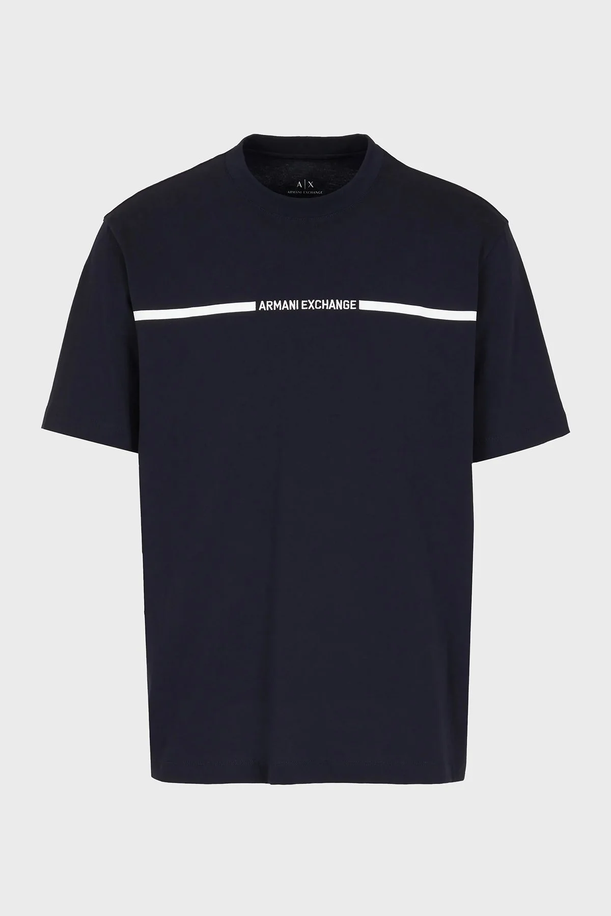 Armani Exchange Pamuklu Regular Fit Bisiklet Yaka Erkek T Shirt 3DZTLG ZJ9JZ 1583 LACİVERT - 10