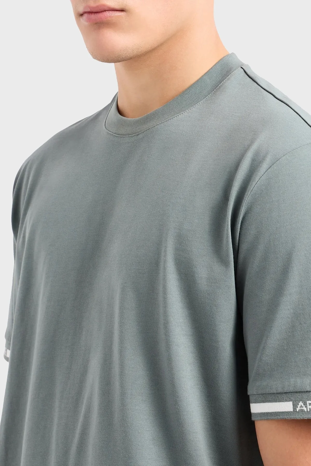 Armani Exchange Pamuklu Regular Fit Bisiklet Yaka Erkek T Shirt 3DZTLR ZJLFZ 1888 MİNT - 2