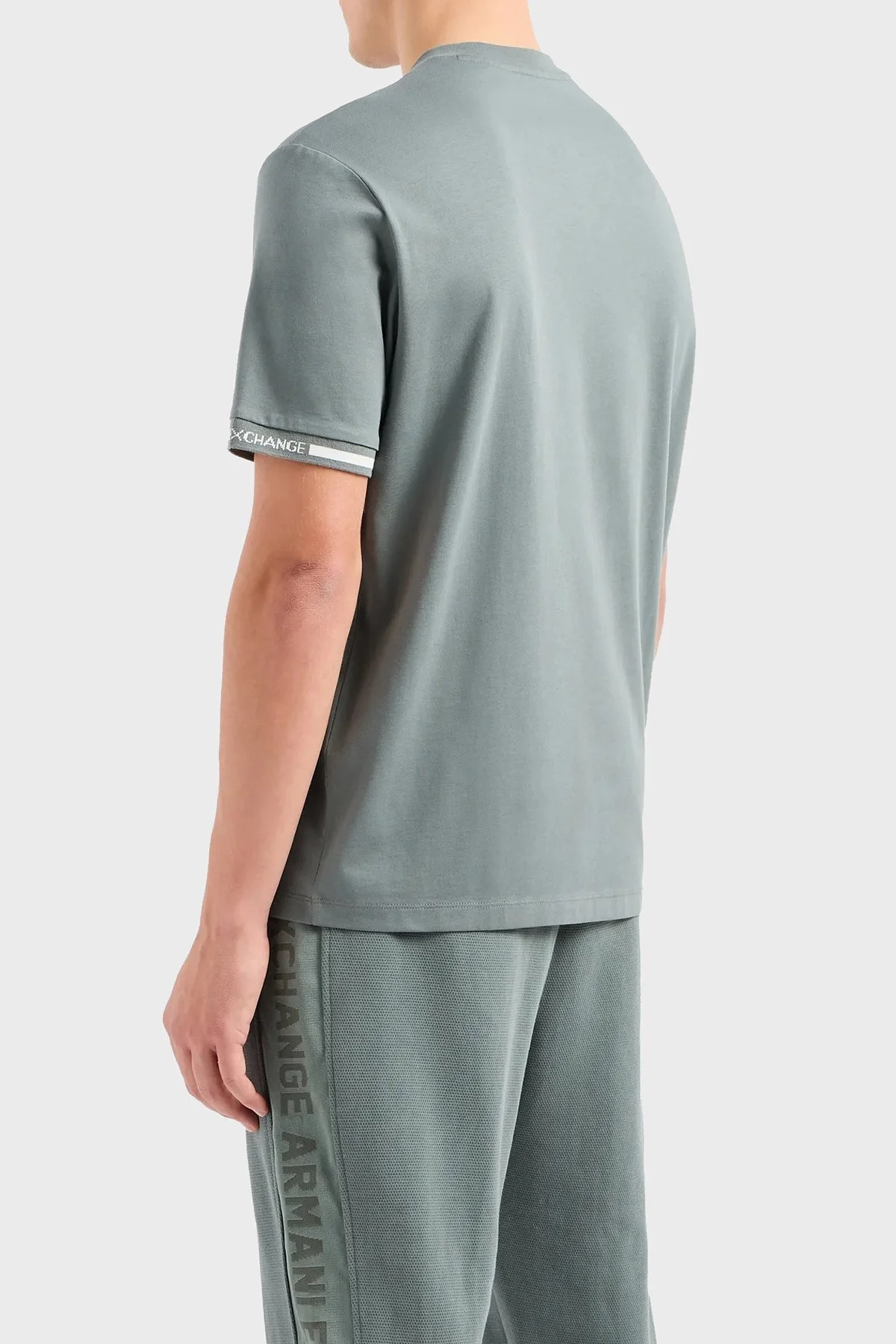Armani Exchange Pamuklu Regular Fit Bisiklet Yaka Erkek T Shirt 3DZTLR ZJLFZ 1888 MİNT - 3