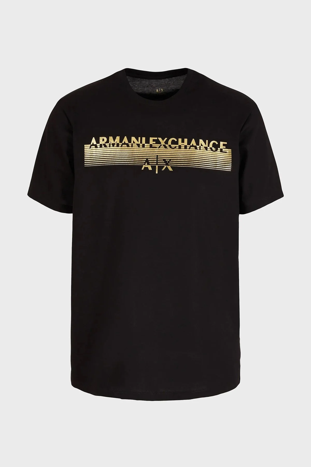 Armani Exchange Pamuklu Regular Fit Bisiklet Yaka Erkek T Shirt 3DZTSD ZJ9AZ 1200 SİYAH - 10