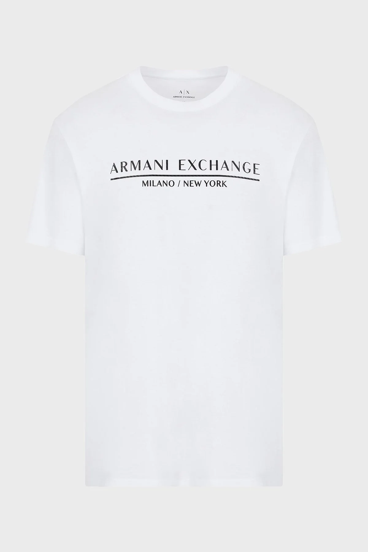 Armani Exchange Pamuklu Regular Fit Bisiklet Yaka Erkek T Shirt 3LZTLB ZJ9AZ 1100 BEYAZ - 4
